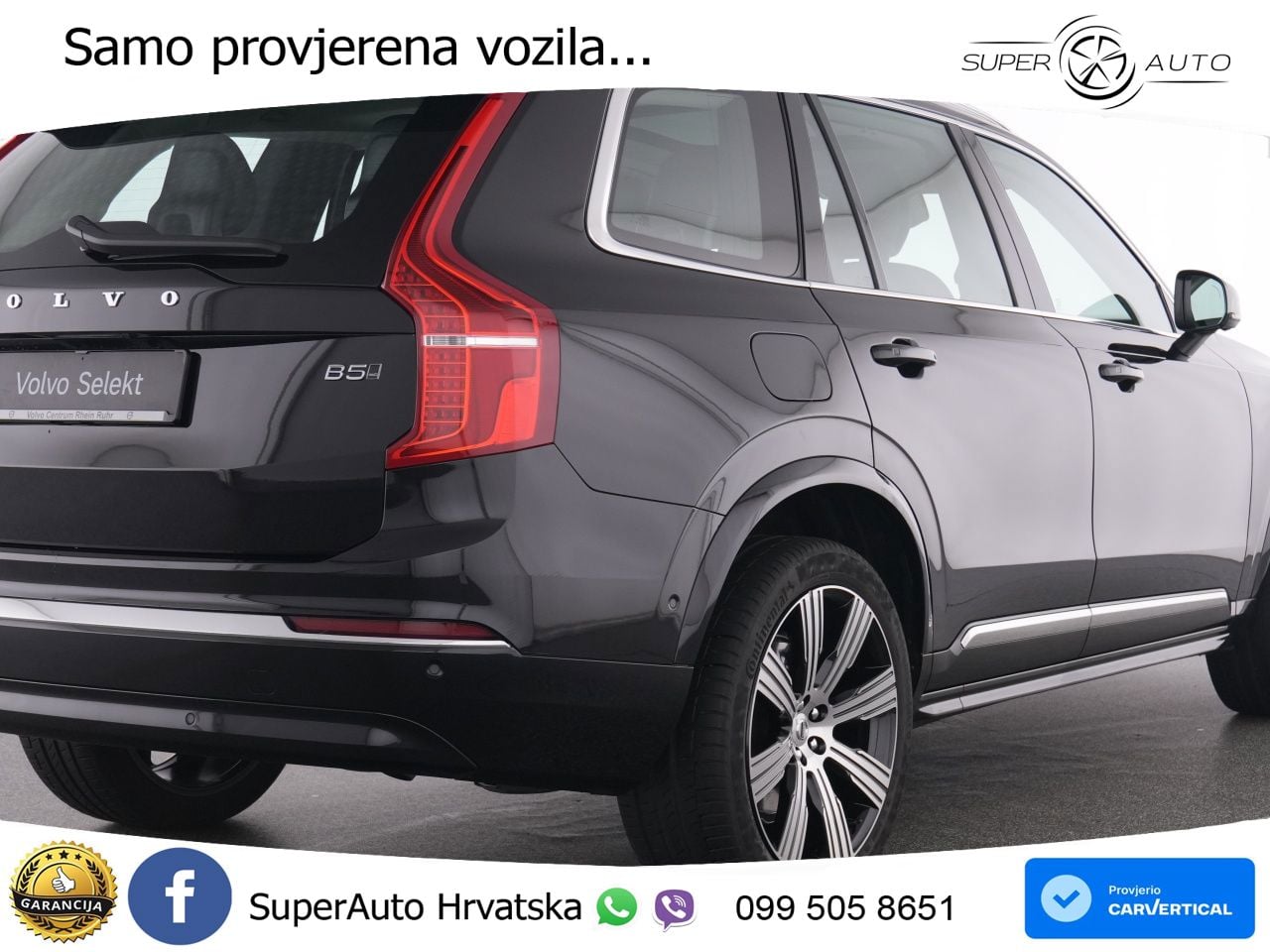 Volvo XC90 2.0 B5 Diesel AWD Automatic ACC+GR SJED+360+PANO