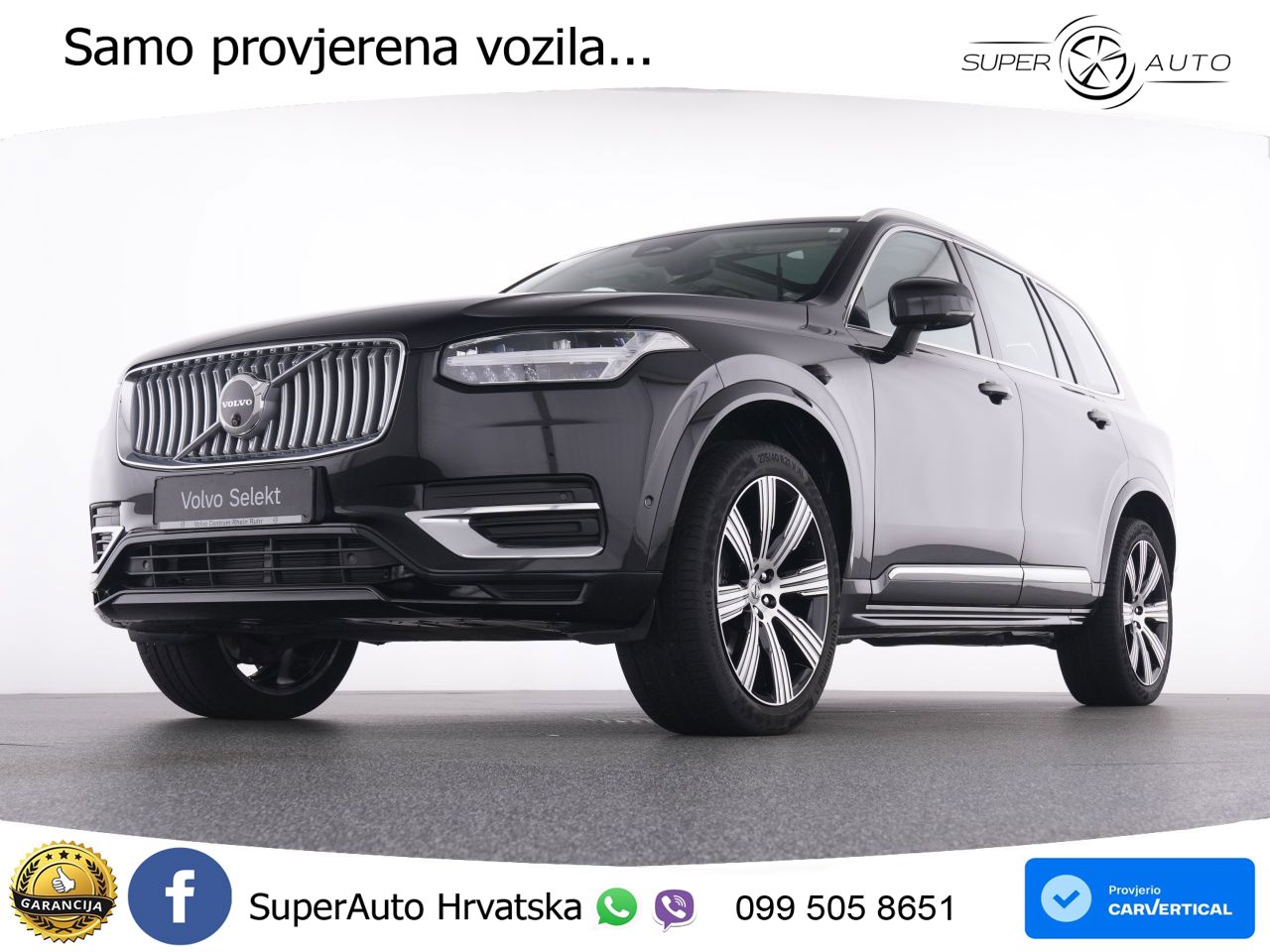 Volvo XC90 2.0 B5 Diesel AWD Automatic ACC+GR SJED+360+PANO