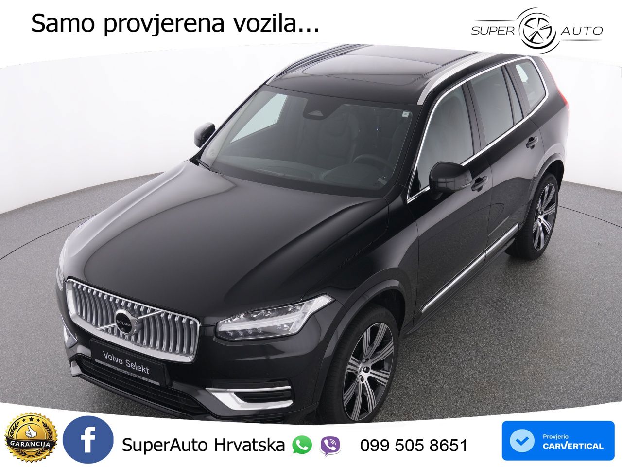 Volvo XC90 2.0 B5 Diesel AWD Automatic ACC+GR SJED+360+PANO