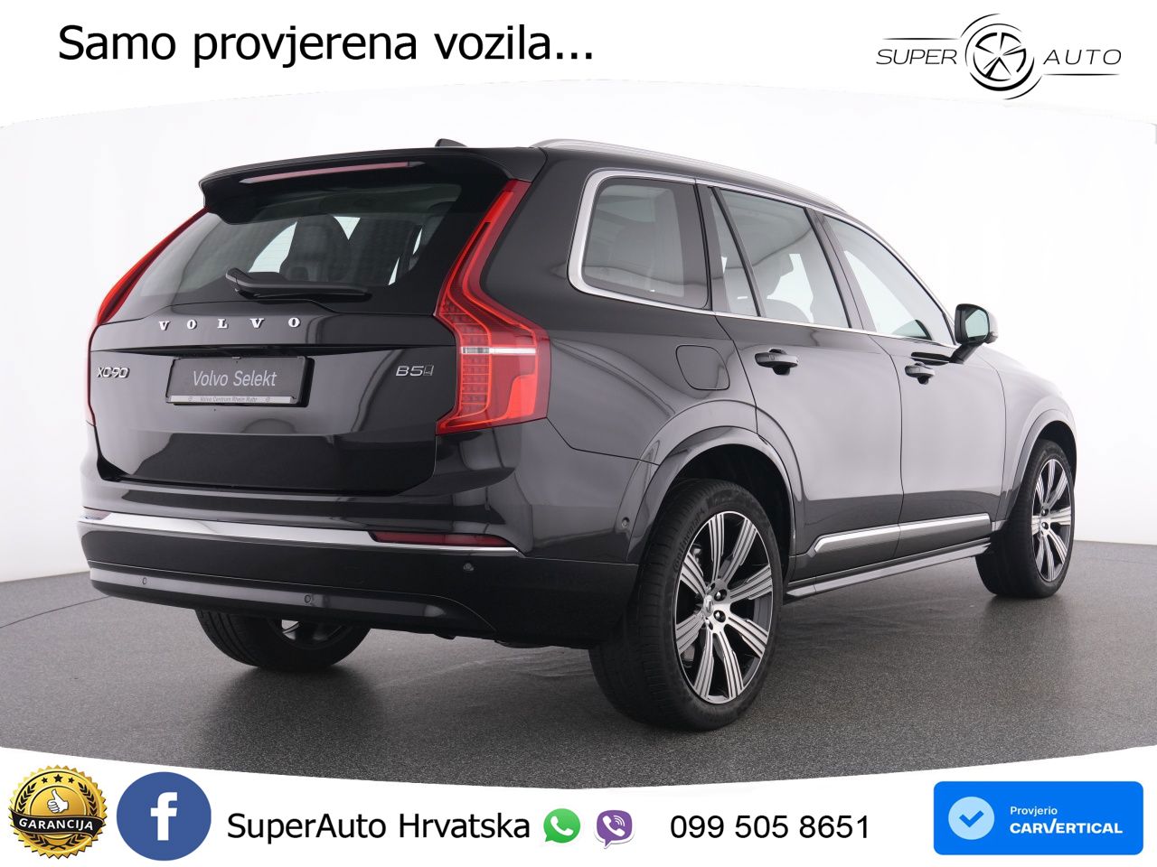 Volvo XC90 2.0 B5 Diesel AWD Automatic ACC+GR SJED+360+PANO