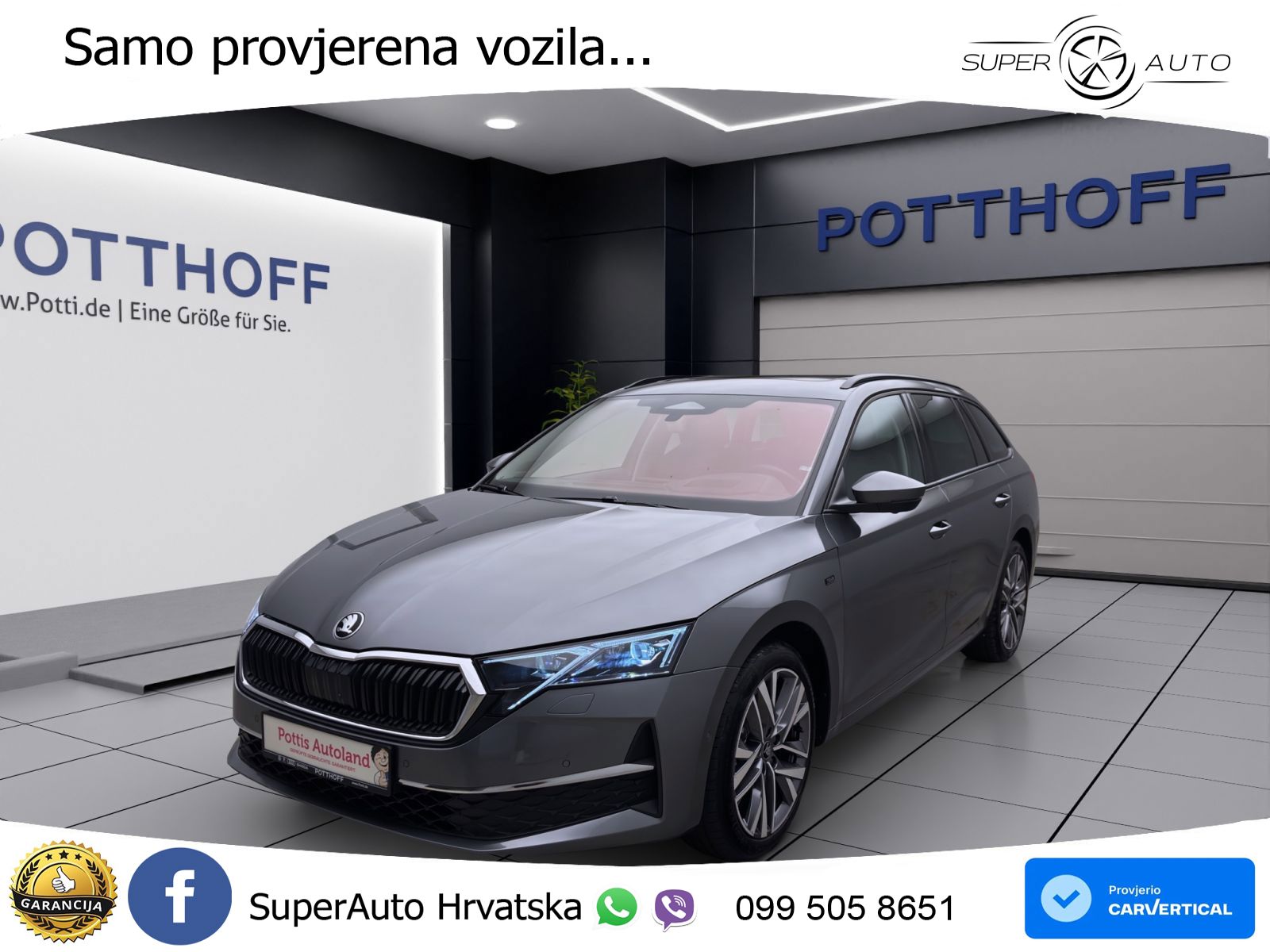 Škoda Octavia Combi 2.0 TDI (150 KS) DSG MATRIX+GR SJED+KAM