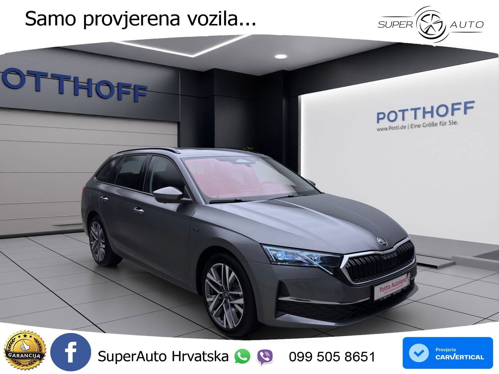 Škoda Octavia Combi 2.0 TDI (150 KS) DSG MATRIX+GR SJED+KAM
