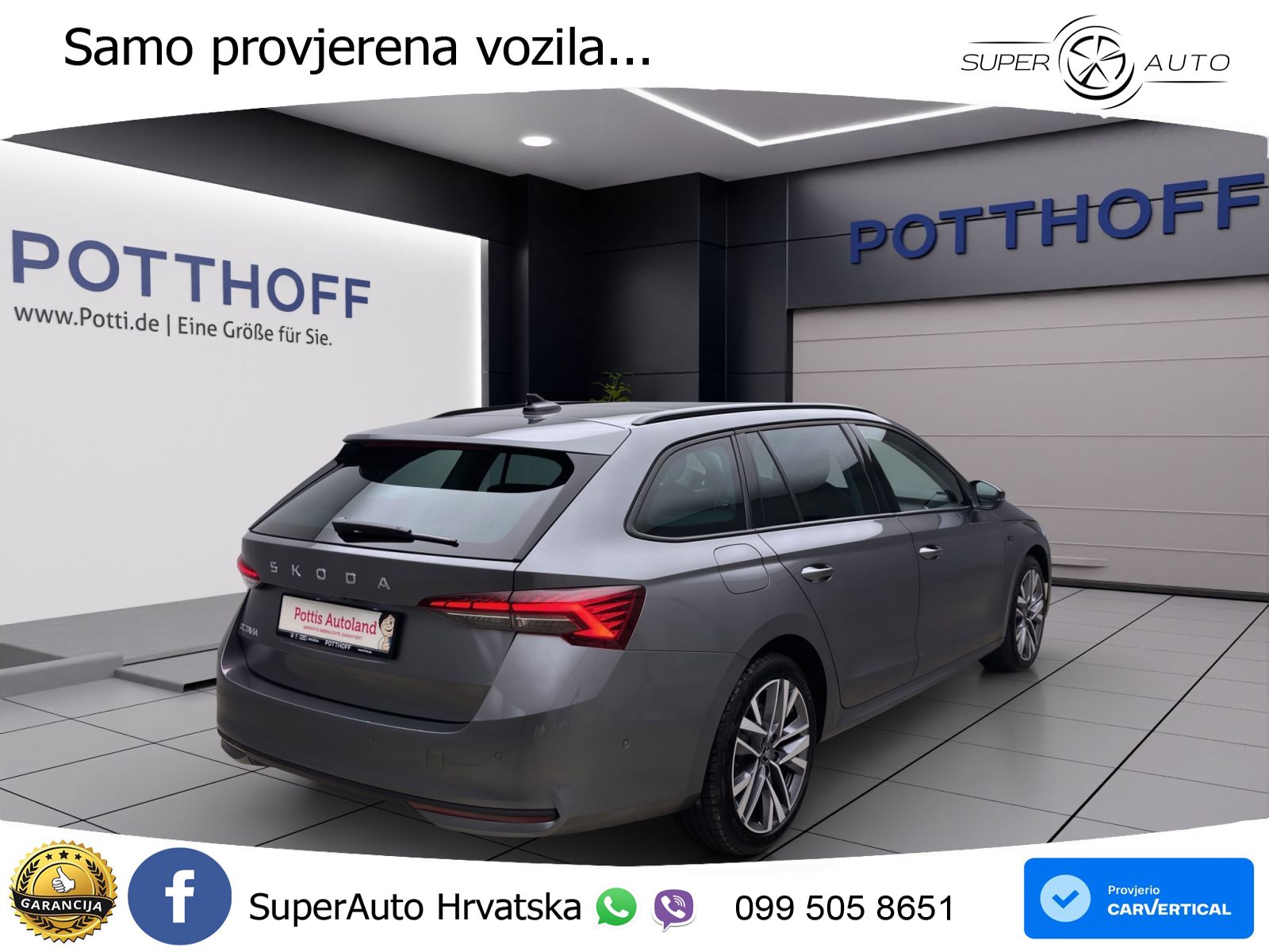 Škoda Octavia Combi 2.0 TDI (150 KS) DSG MATRIX+GR SJED+KAM