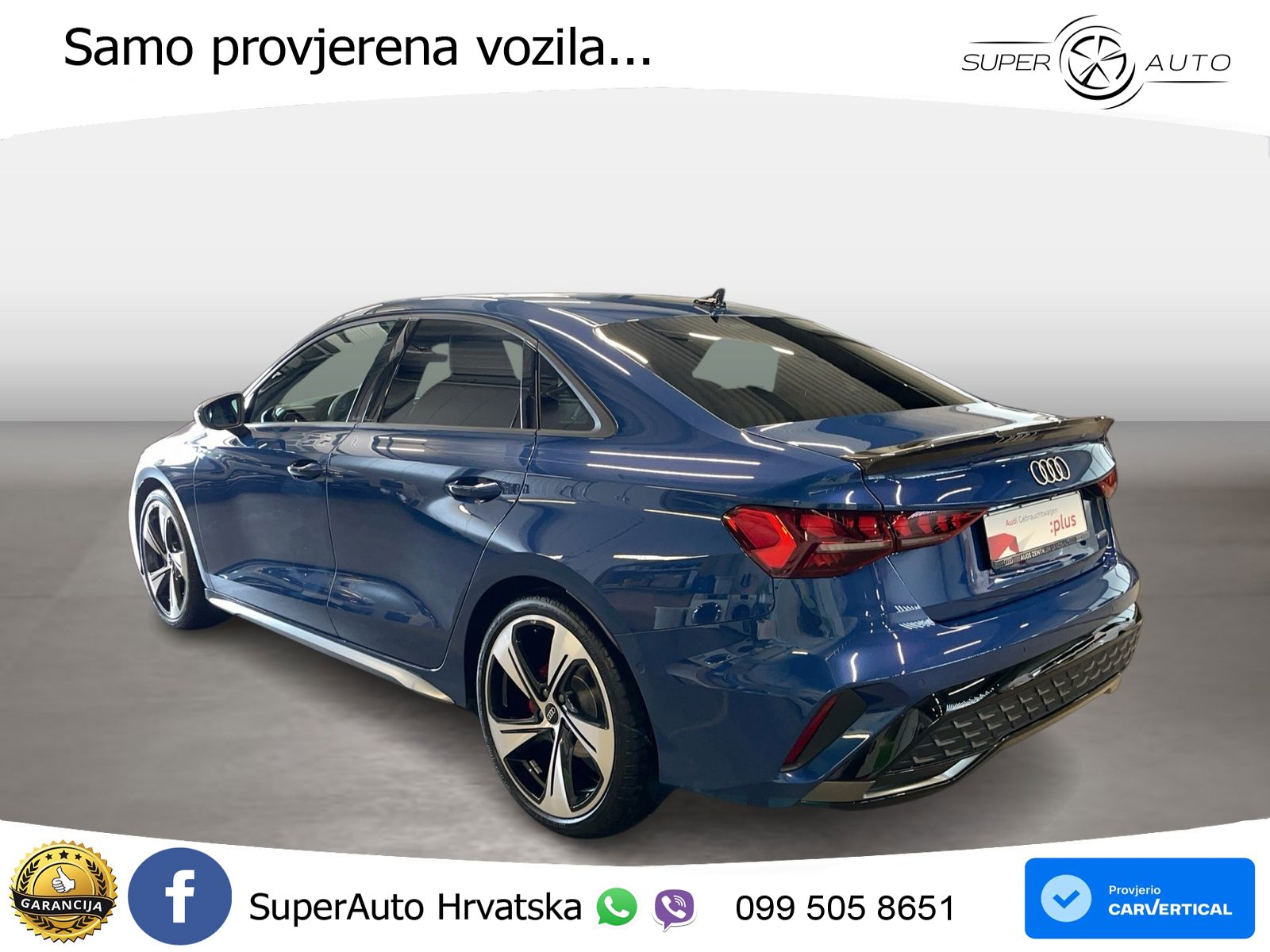 Audi A3 Limuzina 40 TFSI (204 KS) quattro S tronic S line LED+GR SJED+ACC