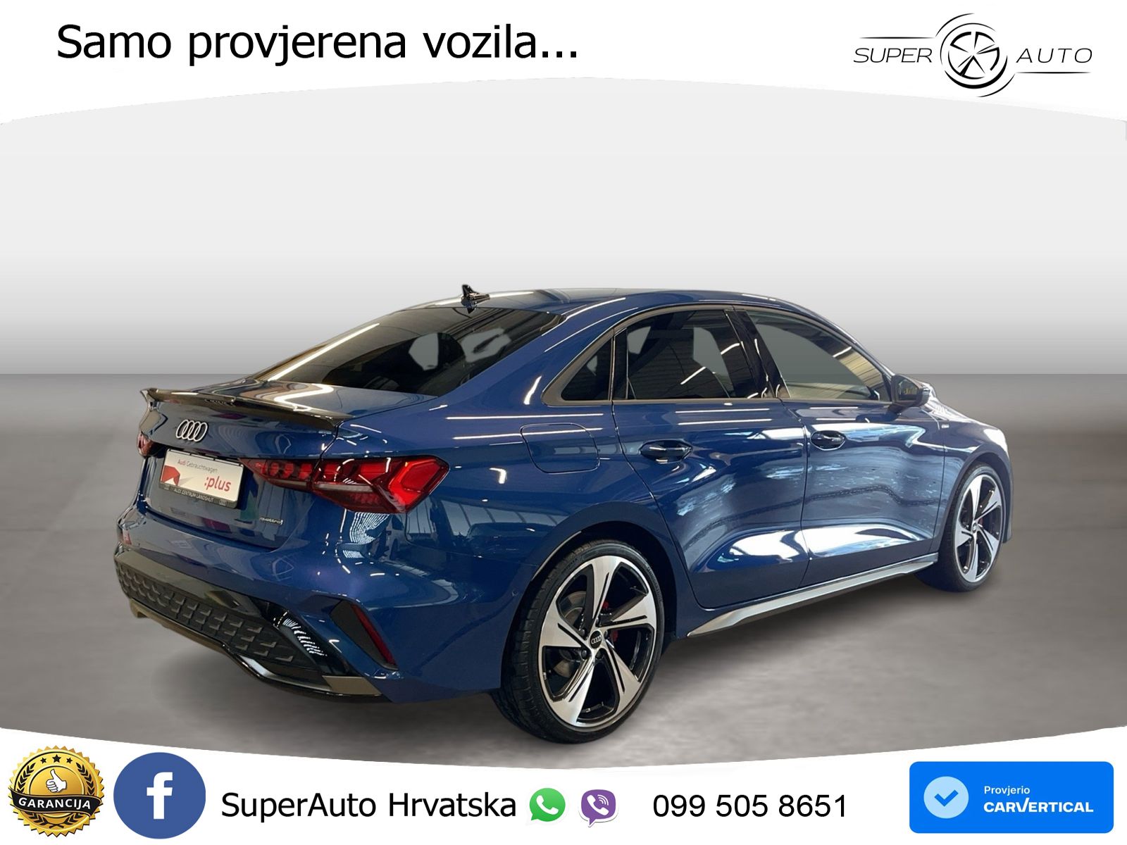 Audi A3 Limuzina 40 TFSI (204 KS) quattro S tronic S line LED+GR SJED+ACC