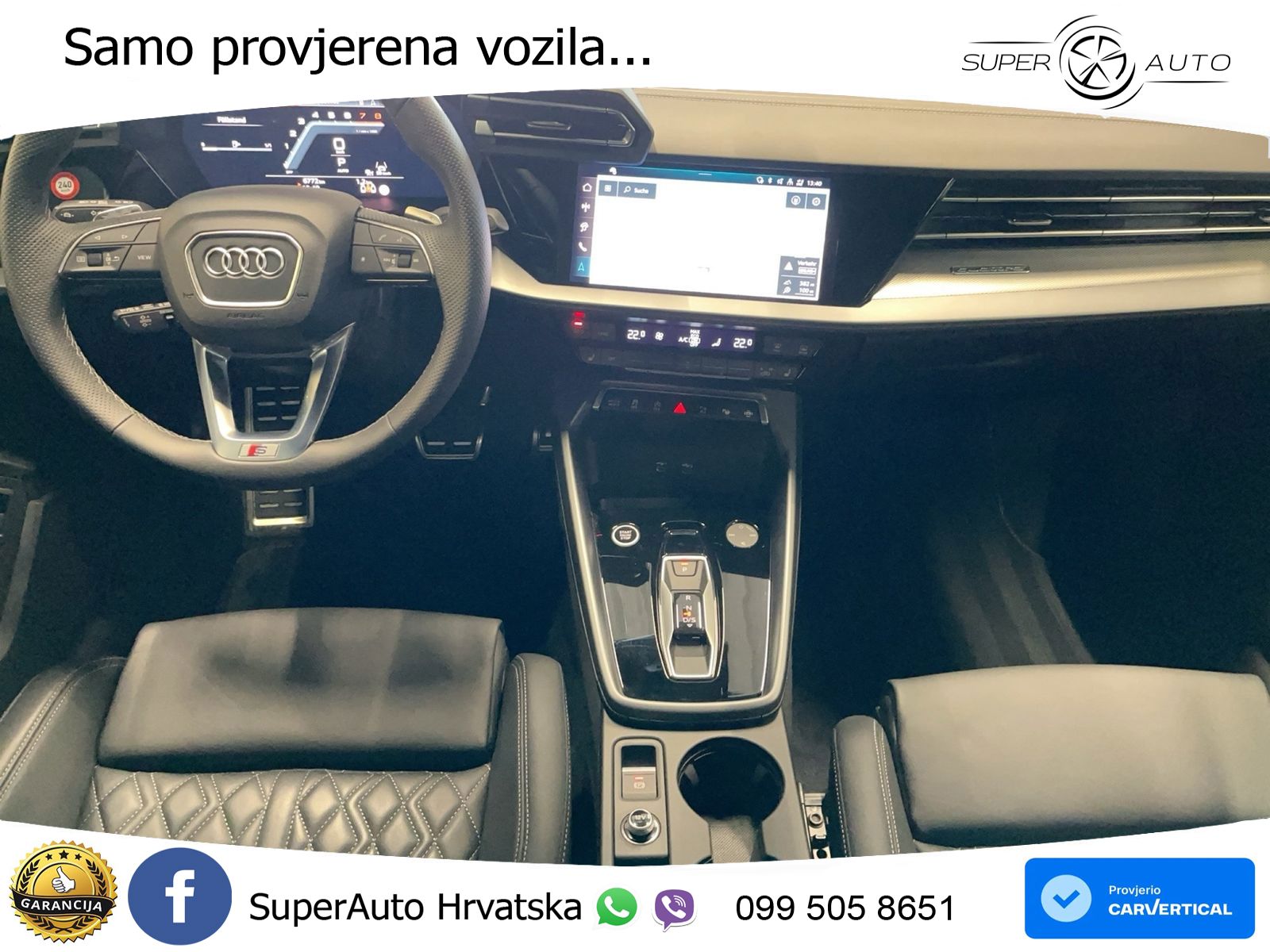 Audi A3 Limuzina 40 TFSI (204 KS) quattro S tronic S line LED+GR SJED+ACC