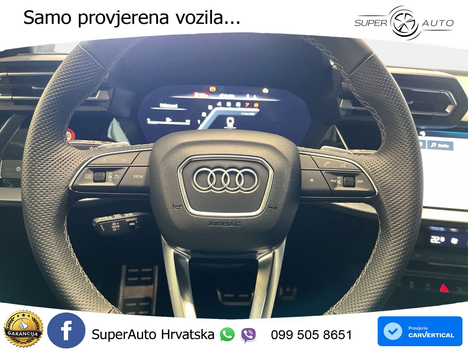 Audi A3 Limuzina 40 TFSI (204 KS) quattro S tronic S line LED+GR SJED+ACC