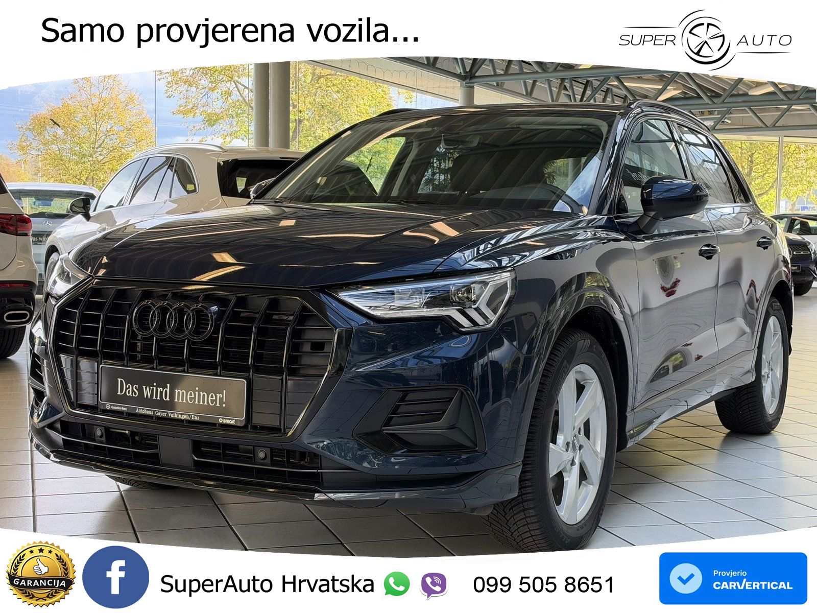 Audi Q3 35 TFSI (150 KS) advanced LED+GR SJED+ACC