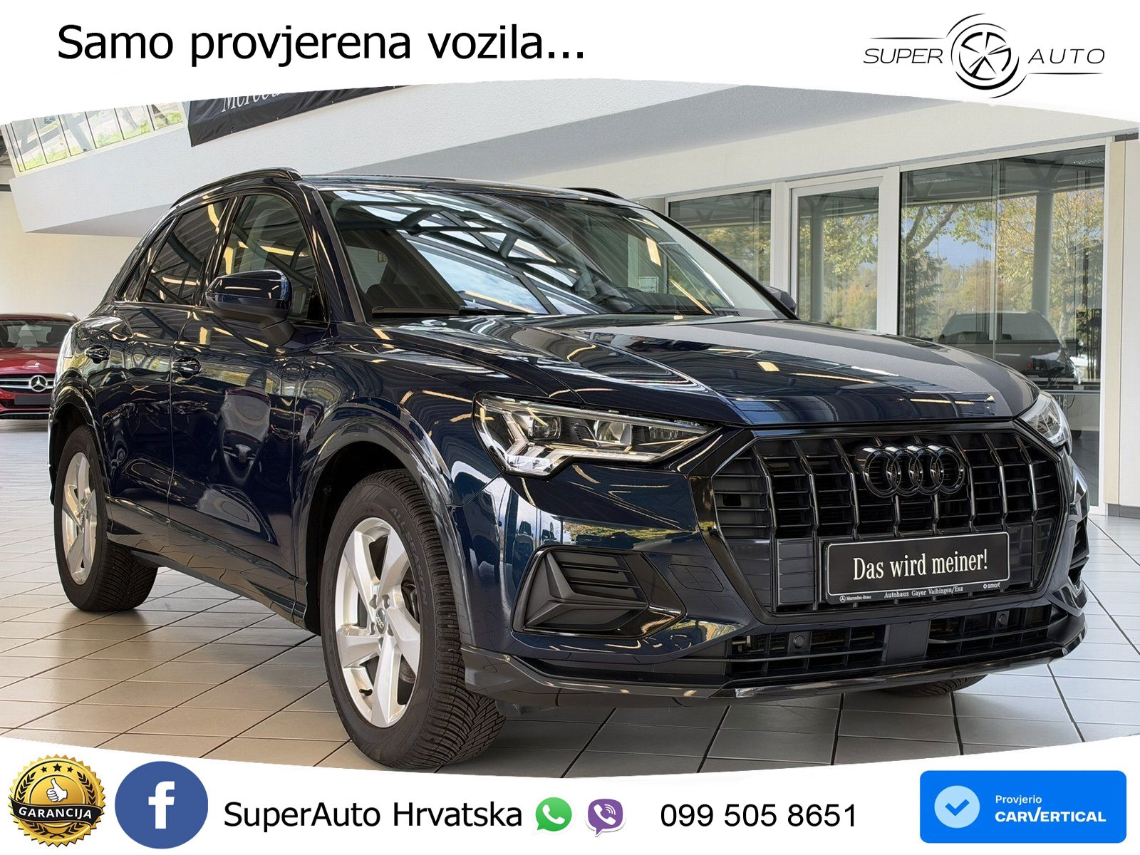 Audi Q3 35 TFSI (150 KS) advanced LED+GR SJED+ACC