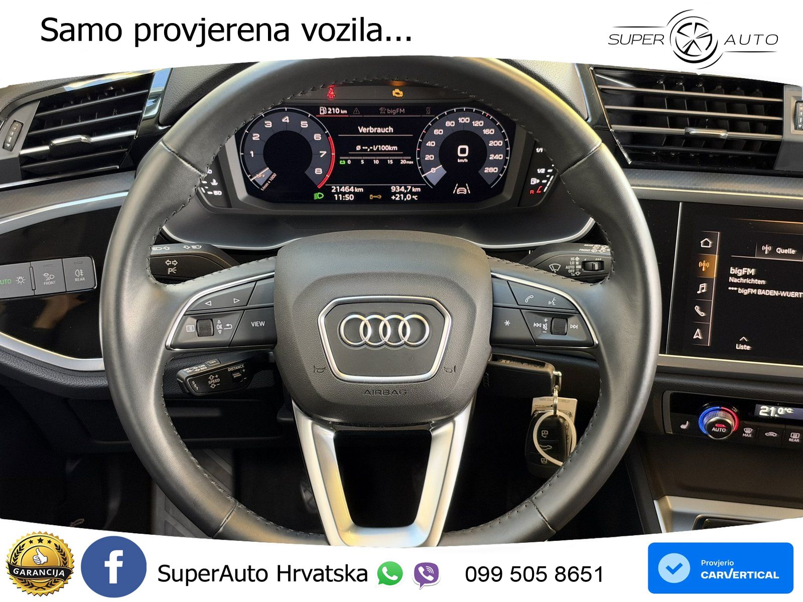 Audi Q3 35 TFSI (150 KS) advanced LED+GR SJED+ACC