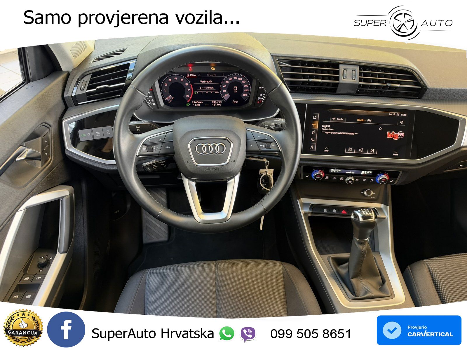 Audi Q3 35 TFSI (150 KS) advanced LED+GR SJED+ACC