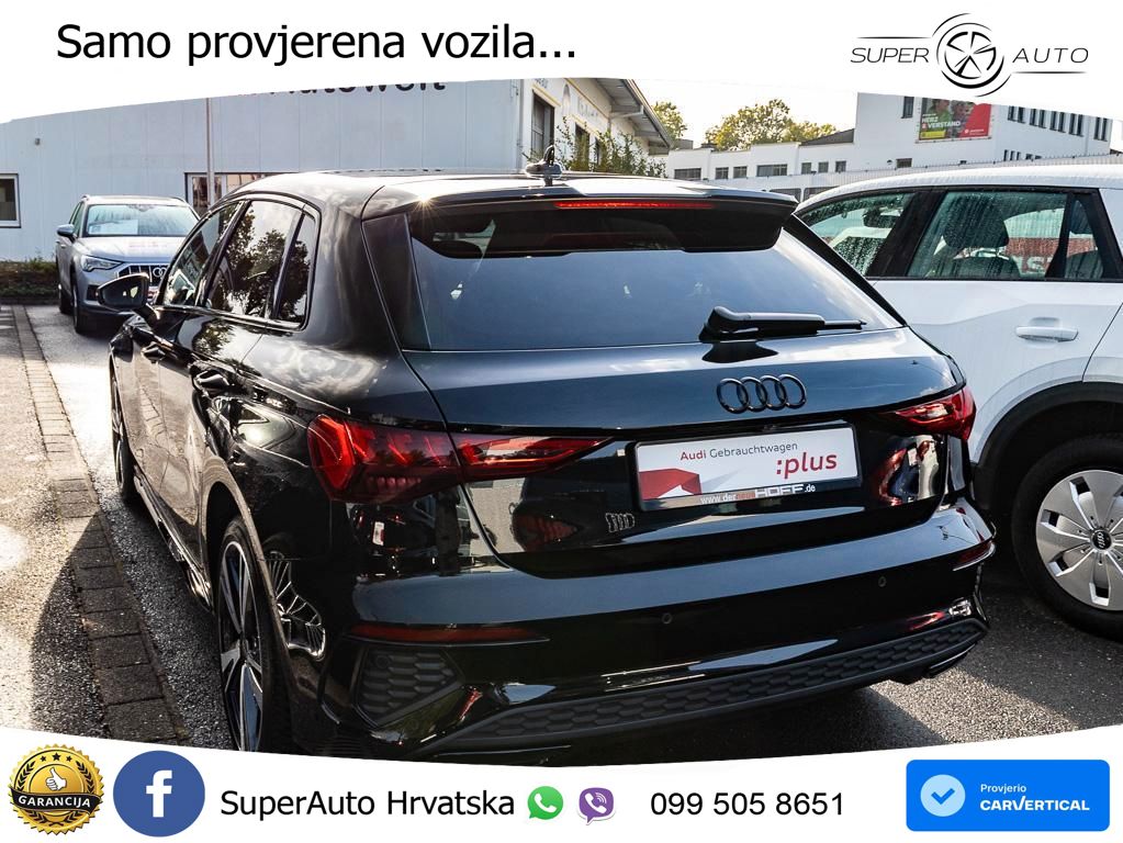 Audi A3 40 TFSIe (204 KS) S tronic S line MATRIX+GR SJED+KAM