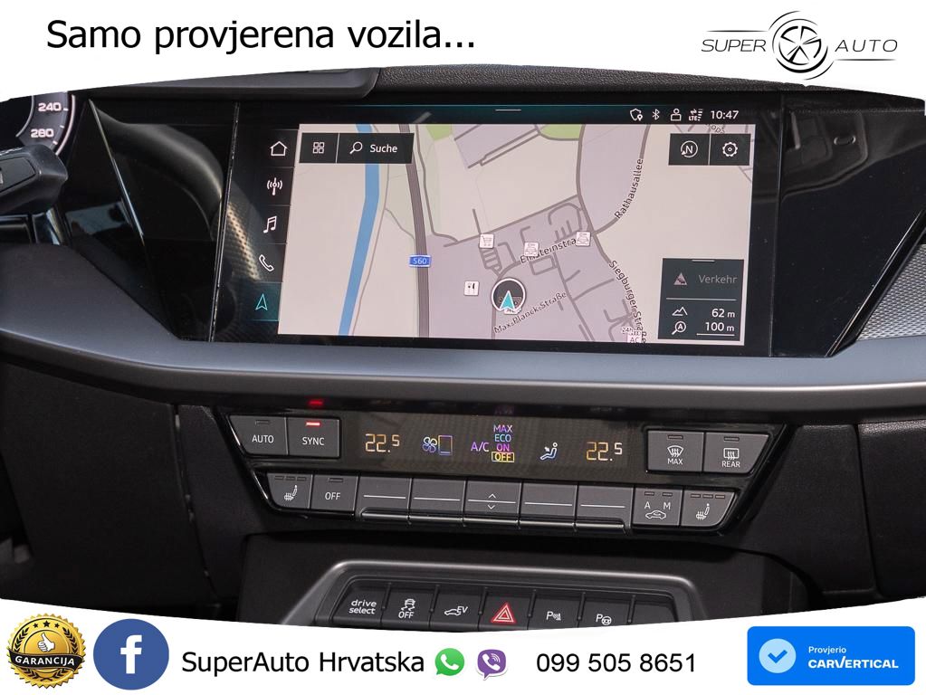 Audi A3 40 TFSIe (204 KS) S tronic S line MATRIX+GR SJED+KAM