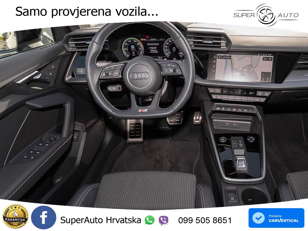 Audi A3 40 TFSIe (204 KS) S tronic S line MATRIX+GR SJED+KAM