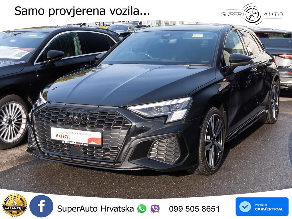 Audi A3 40 TFSIe (204 KS) S tronic S line MATRIX+GR SJED+KAM