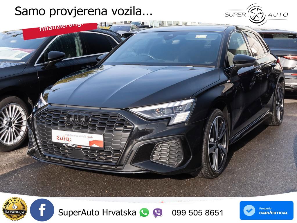 Audi A3 40 TFSIe (204 KS) S tronic S line MATRIX+GR SJED+KAM