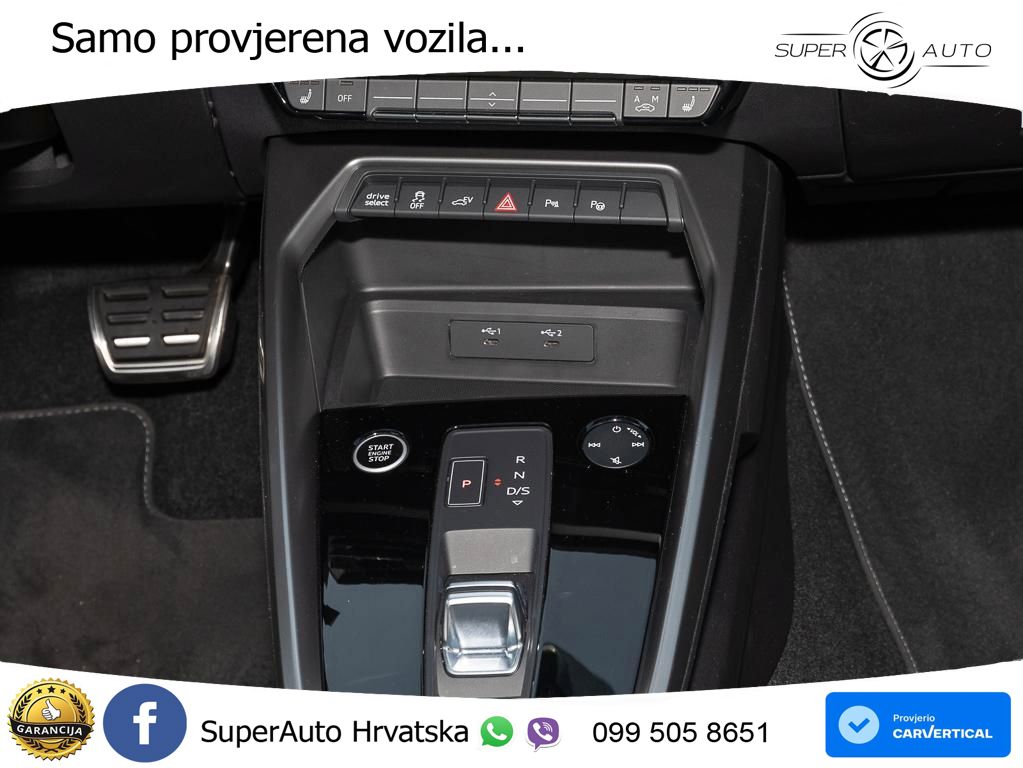 Audi A3 40 TFSIe (204 KS) S tronic S line MATRIX+GR SJED+KAM