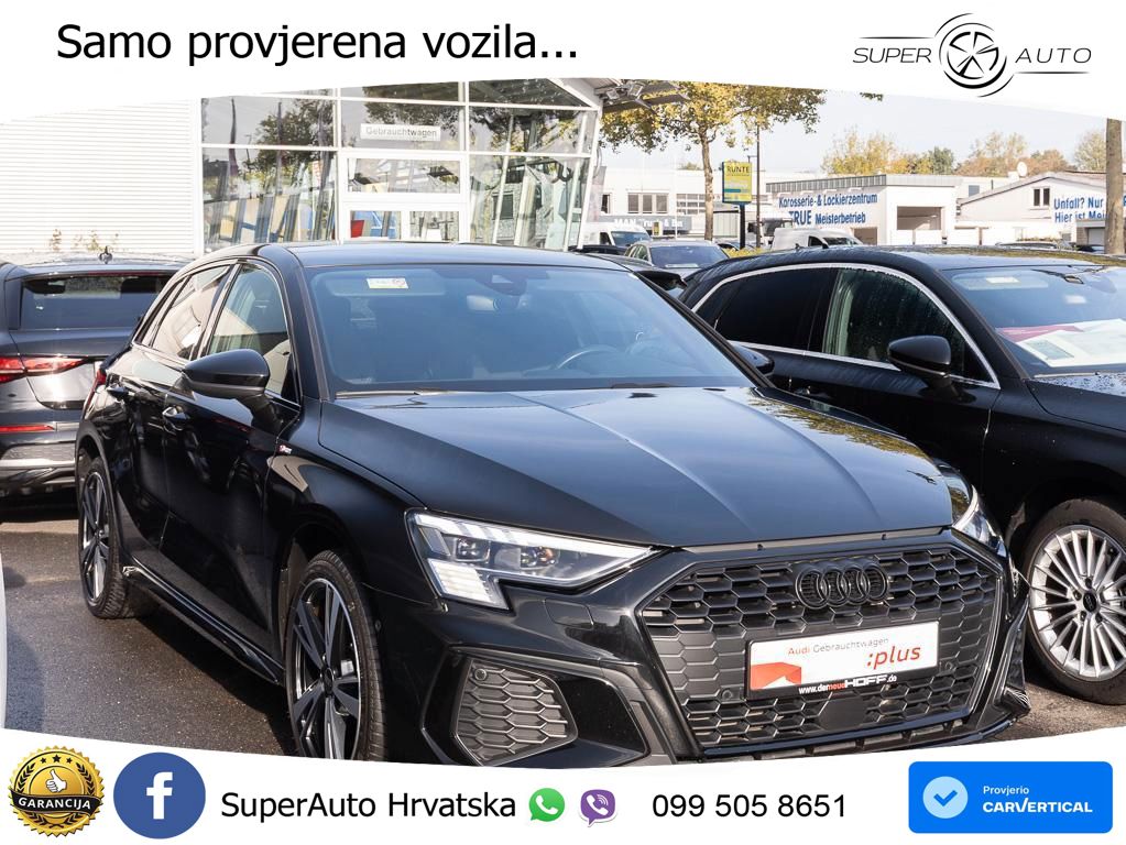 Audi A3 40 TFSIe (204 KS) S tronic S line MATRIX+GR SJED+KAM