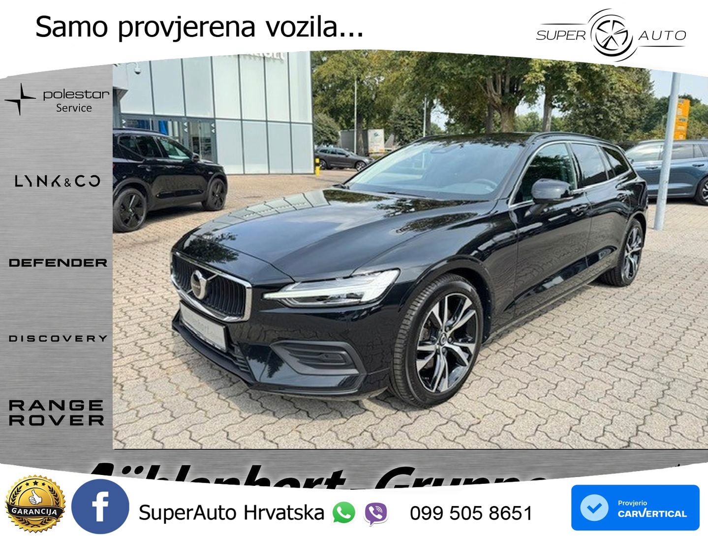 Volvo V60 2.0 B3 DCT LED+GR SJED+ACC