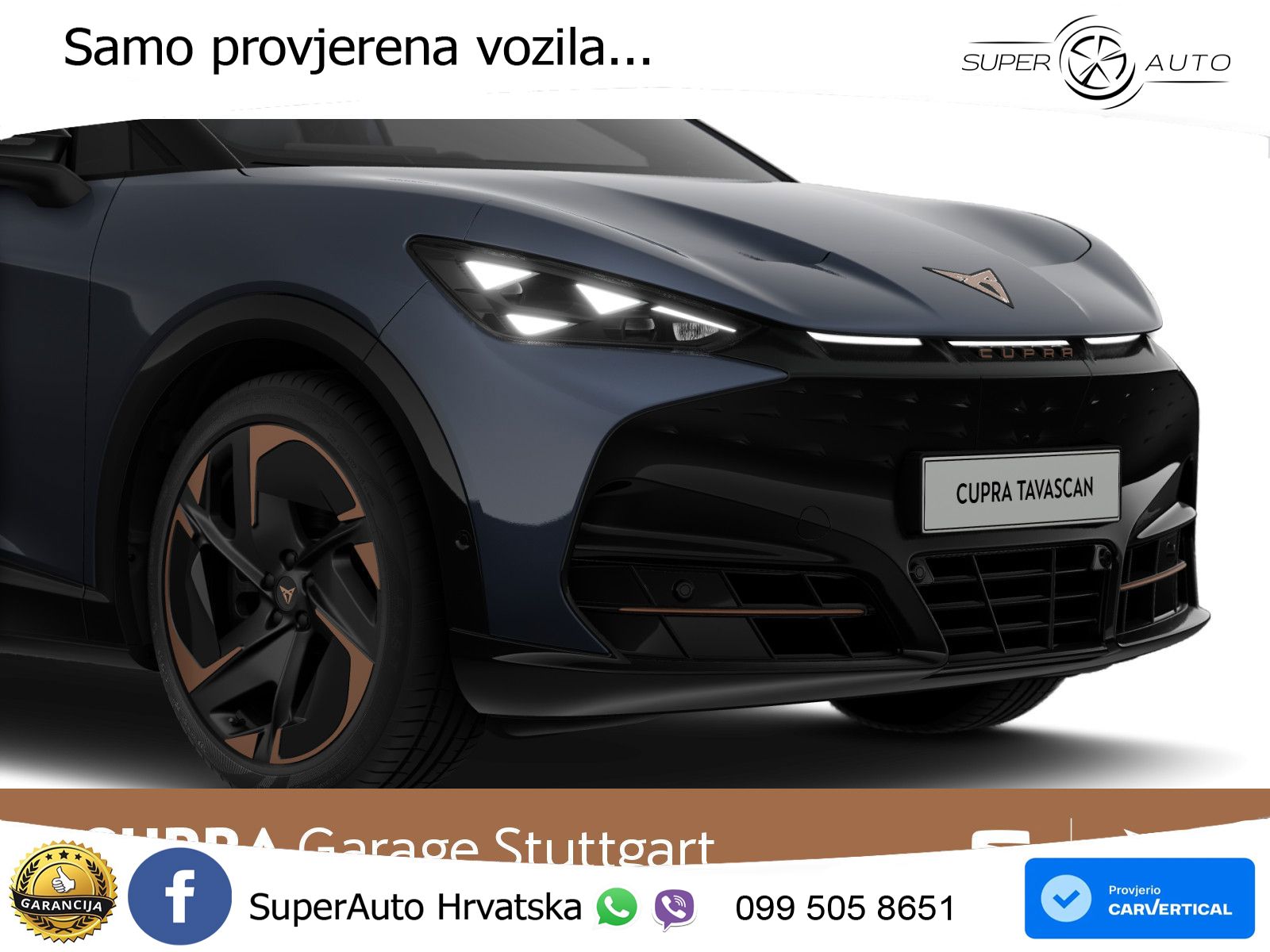 Cupra Tavascan 82 kWh (286 KS) LED+GR SJED+ACC
