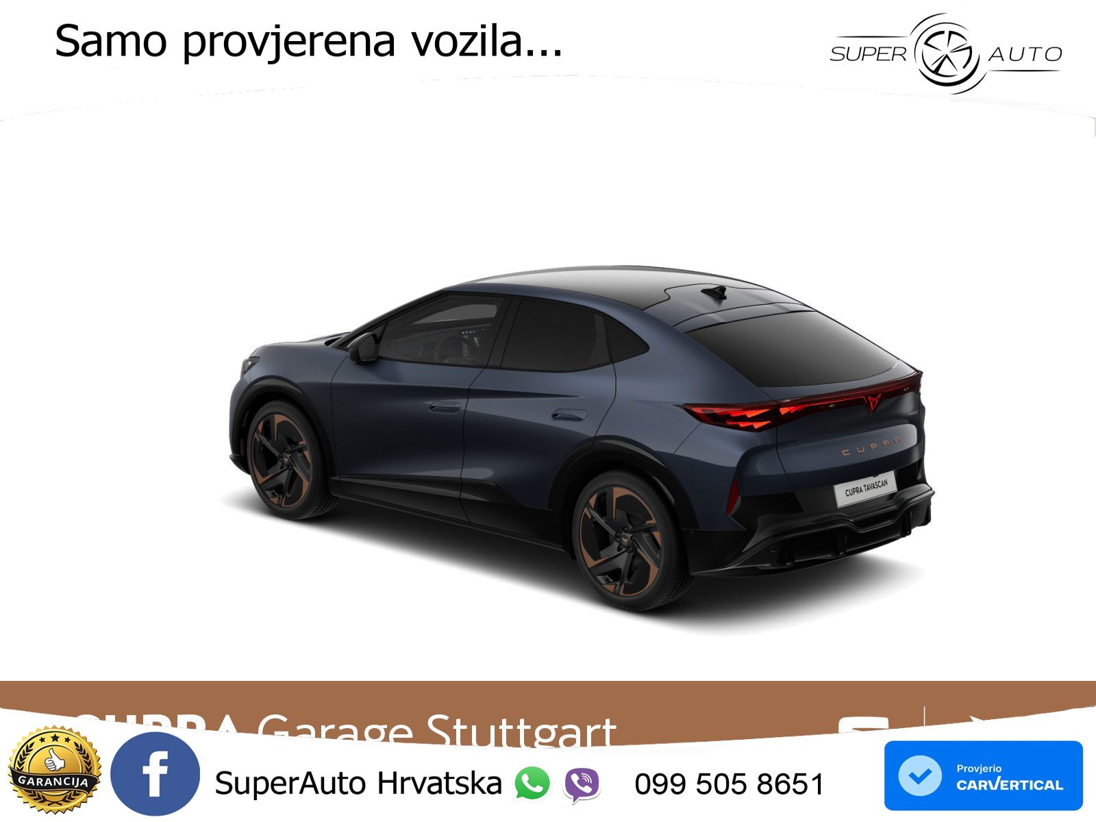 Cupra Tavascan 82 kWh (286 KS) LED+GR SJED+ACC