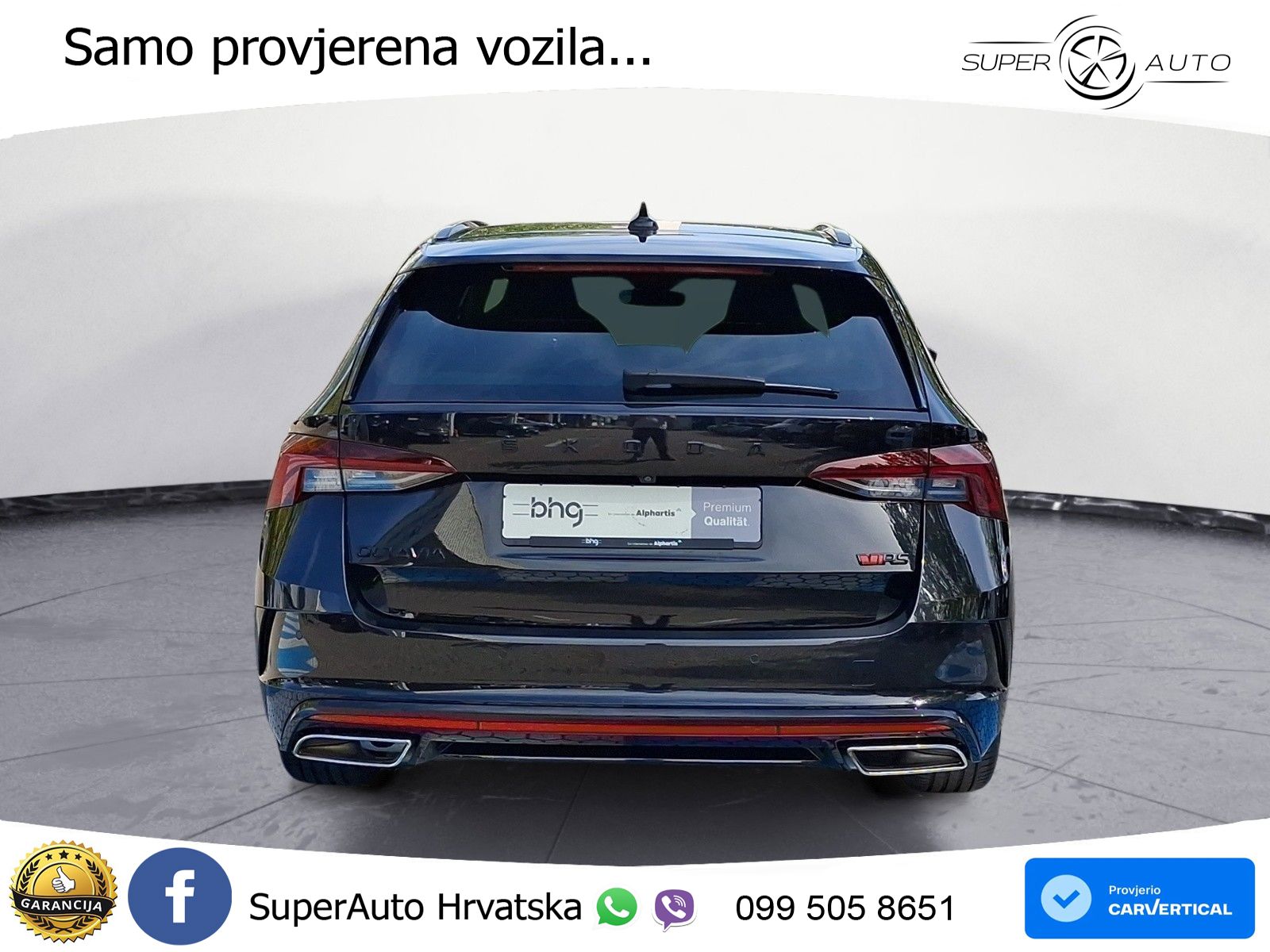 Škoda Octavia Combi RS 2.0 TDI (200 KS) DSG LED+GR SJED+ACC