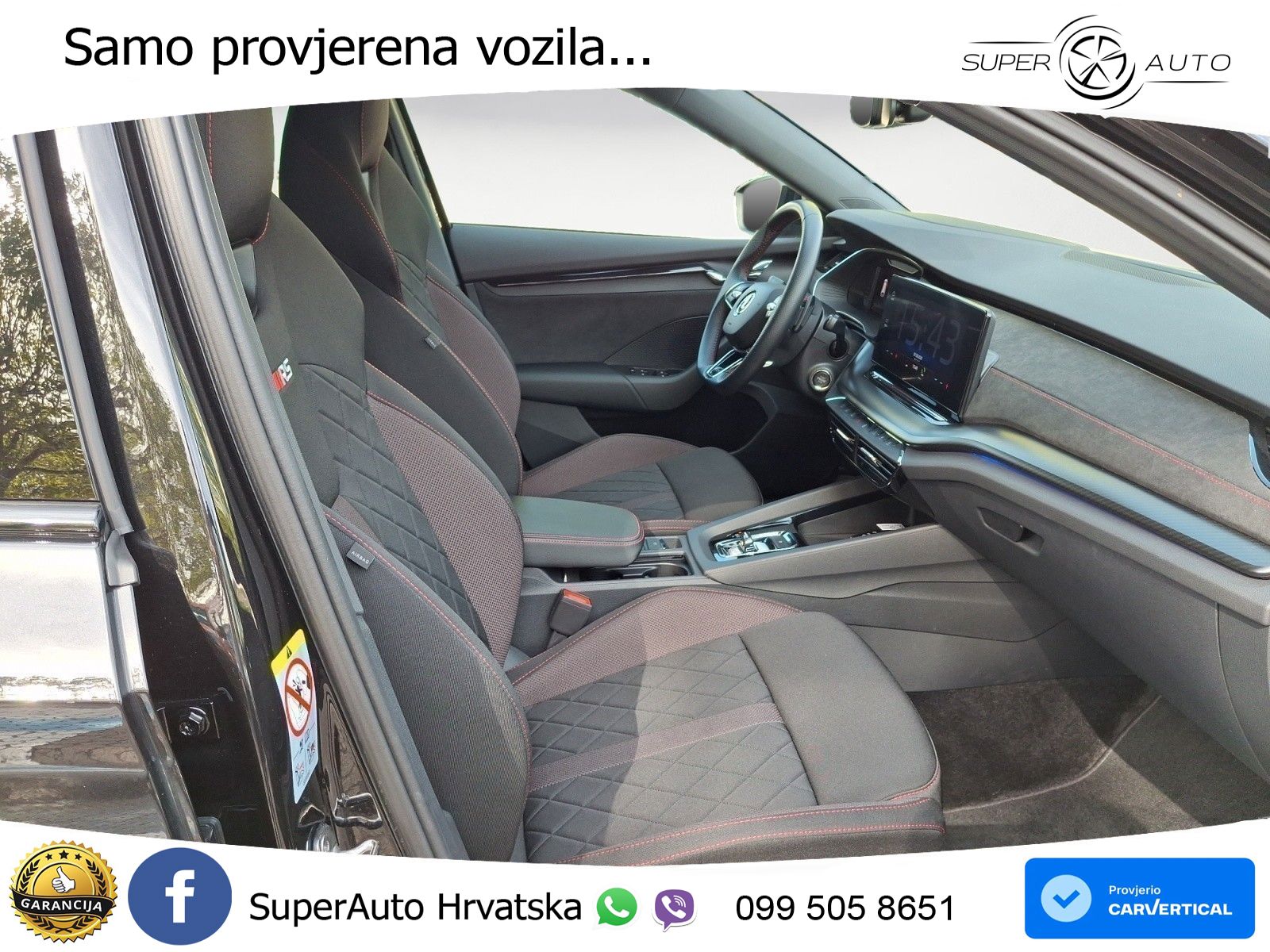 Škoda Octavia Combi RS 2.0 TDI (200 KS) DSG LED+GR SJED+ACC