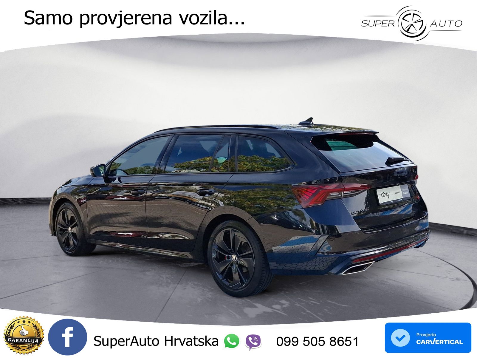 Škoda Octavia Combi RS 2.0 TDI (200 KS) DSG LED+GR SJED+ACC