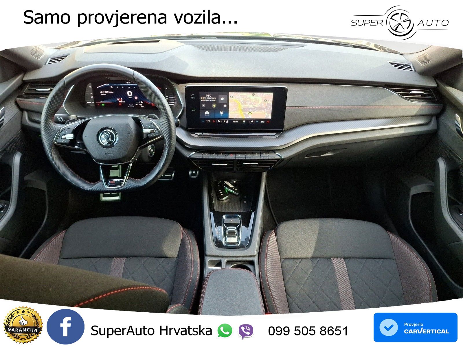 Škoda Octavia Combi RS 2.0 TDI (200 KS) DSG LED+GR SJED+ACC