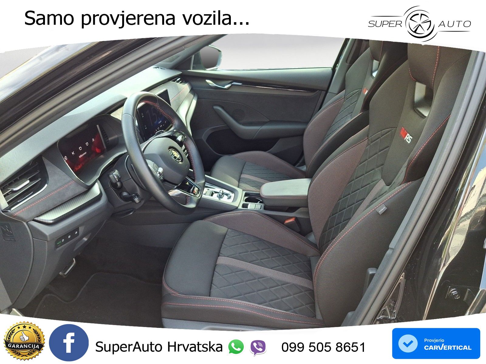 Škoda Octavia Combi RS 2.0 TDI (200 KS) DSG LED+GR SJED+ACC