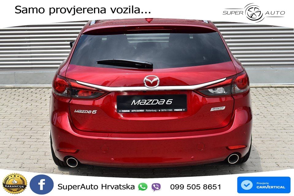 Mazda 6 Sport Combi 2.2 SKYACTIV-D (184 KS) SKYACTIV-Drive MATRIX+GR SJED+KAM