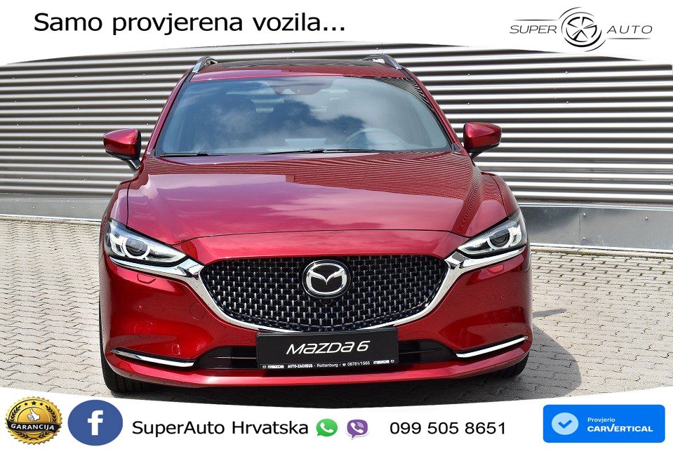 Mazda 6 Sport Combi 2.2 SKYACTIV-D (184 KS) SKYACTIV-Drive MATRIX+GR SJED+KAM