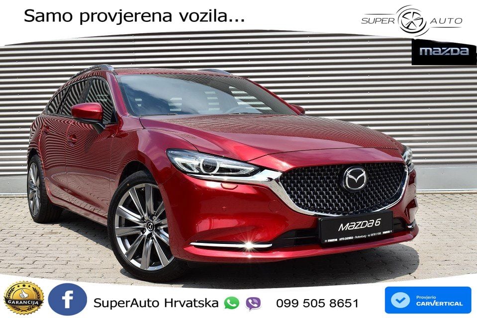 Mazda 6 Sport Combi 2.2 SKYACTIV-D (184 KS) SKYACTIV-Drive MATRIX+GR SJED+KAM