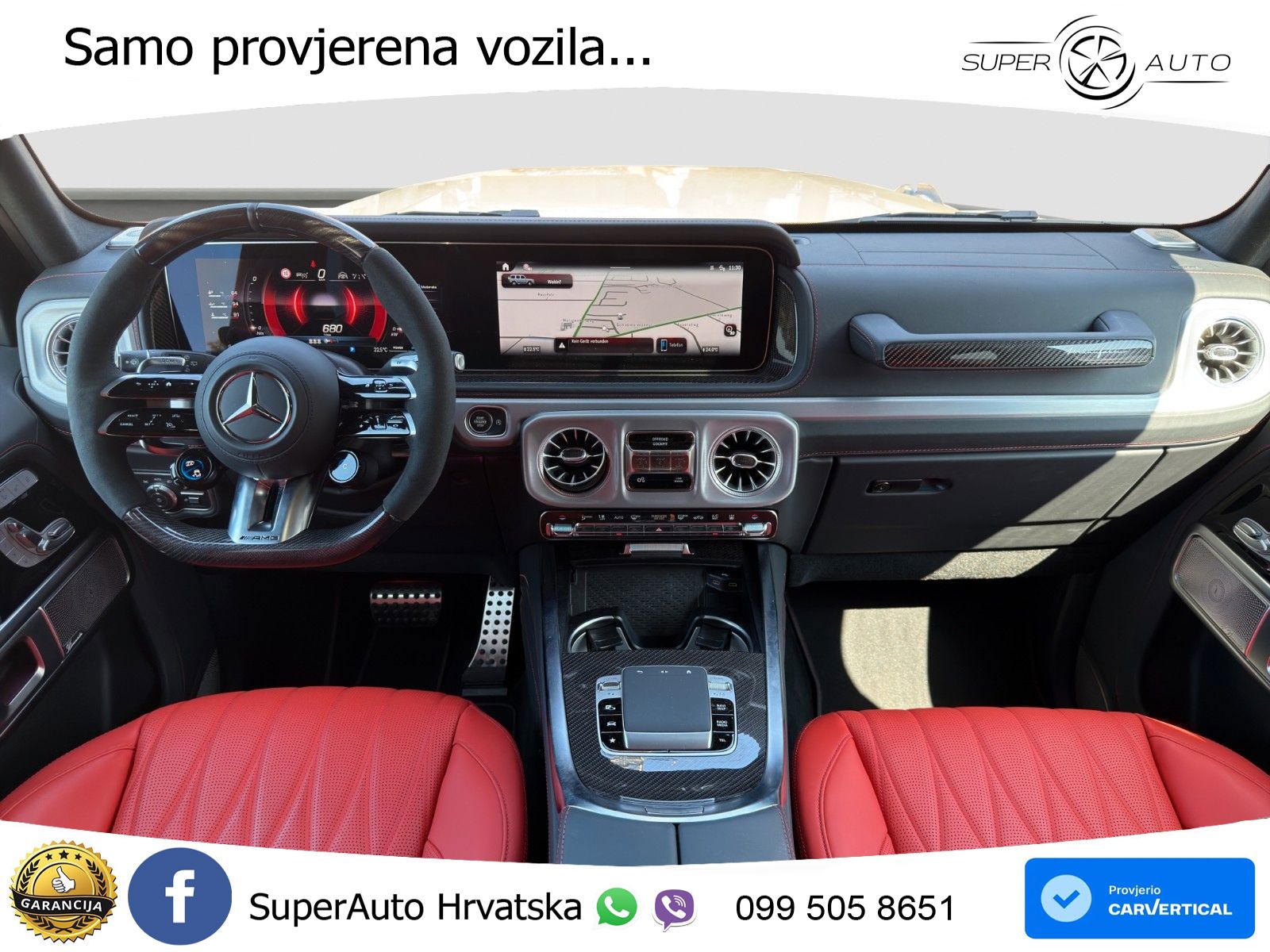 Mercedes AMG G 63 Long V8 (585 KS) 4MATIC 9G-TRONIC AMG SPEEDSHIFT TCT Superior ACC+HEAD+4xGR SJED+360+PANO
