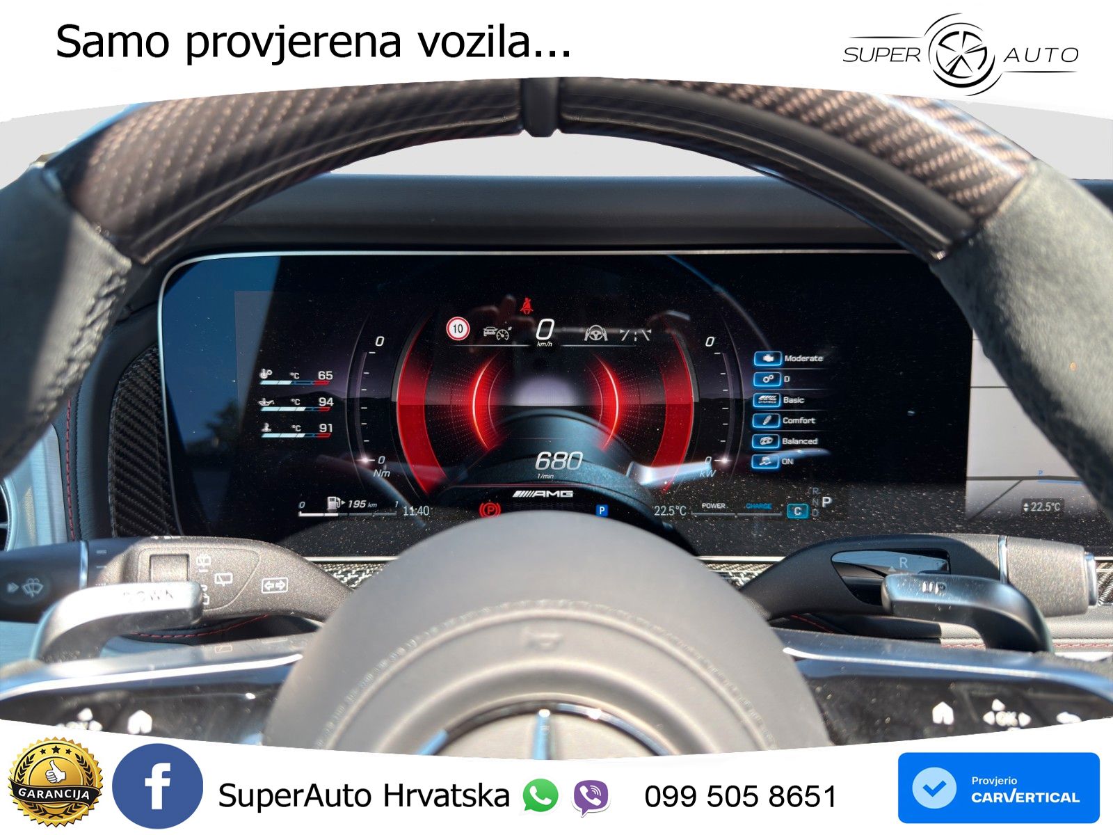 Mercedes AMG G 63 Long V8 (585 KS) 4MATIC 9G-TRONIC AMG SPEEDSHIFT TCT Superior ACC+HEAD+4xGR SJED+360+PANO
