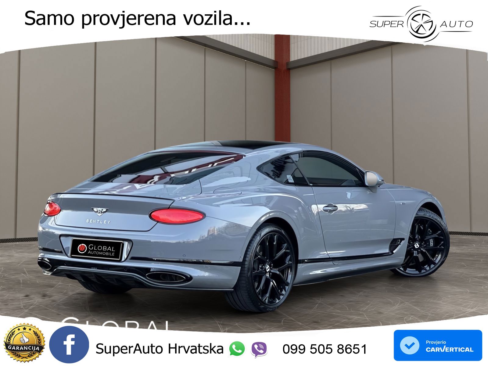 Bentley Continental GT III Speed 6.0 TSI W12 (659 KS) AWD DCT LED+GR SJED+ACC