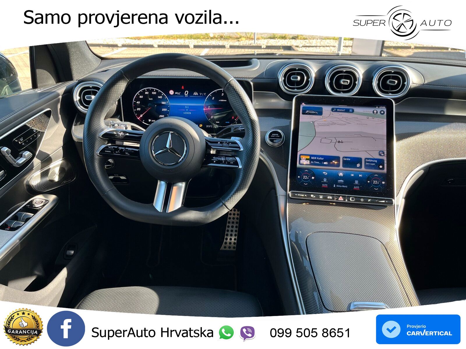 Mercedes GLC 300d (269 KS) 4MATIC 9G-TRONIC AMG ZRAČNI+ACC+GR SJED+KAM+PANO