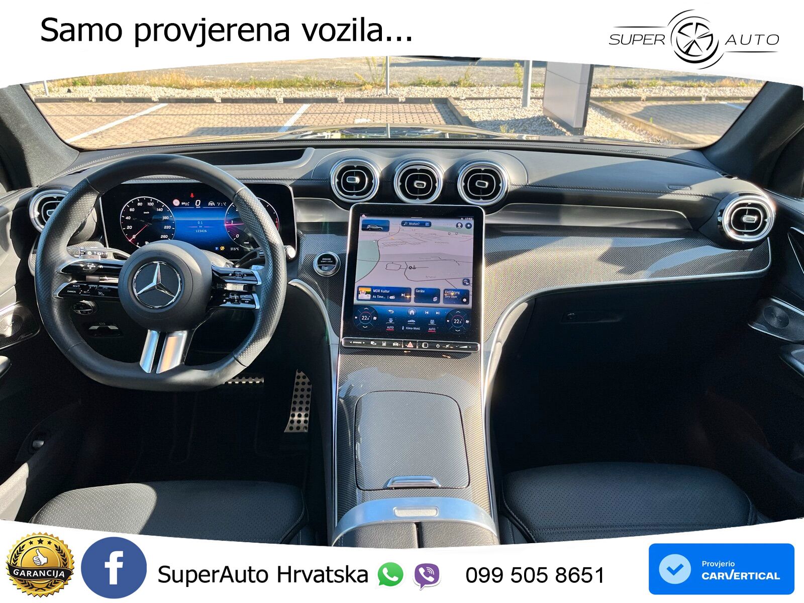Mercedes GLC 300d (269 KS) 4MATIC 9G-TRONIC AMG ZRAČNI+ACC+GR SJED+KAM+PANO