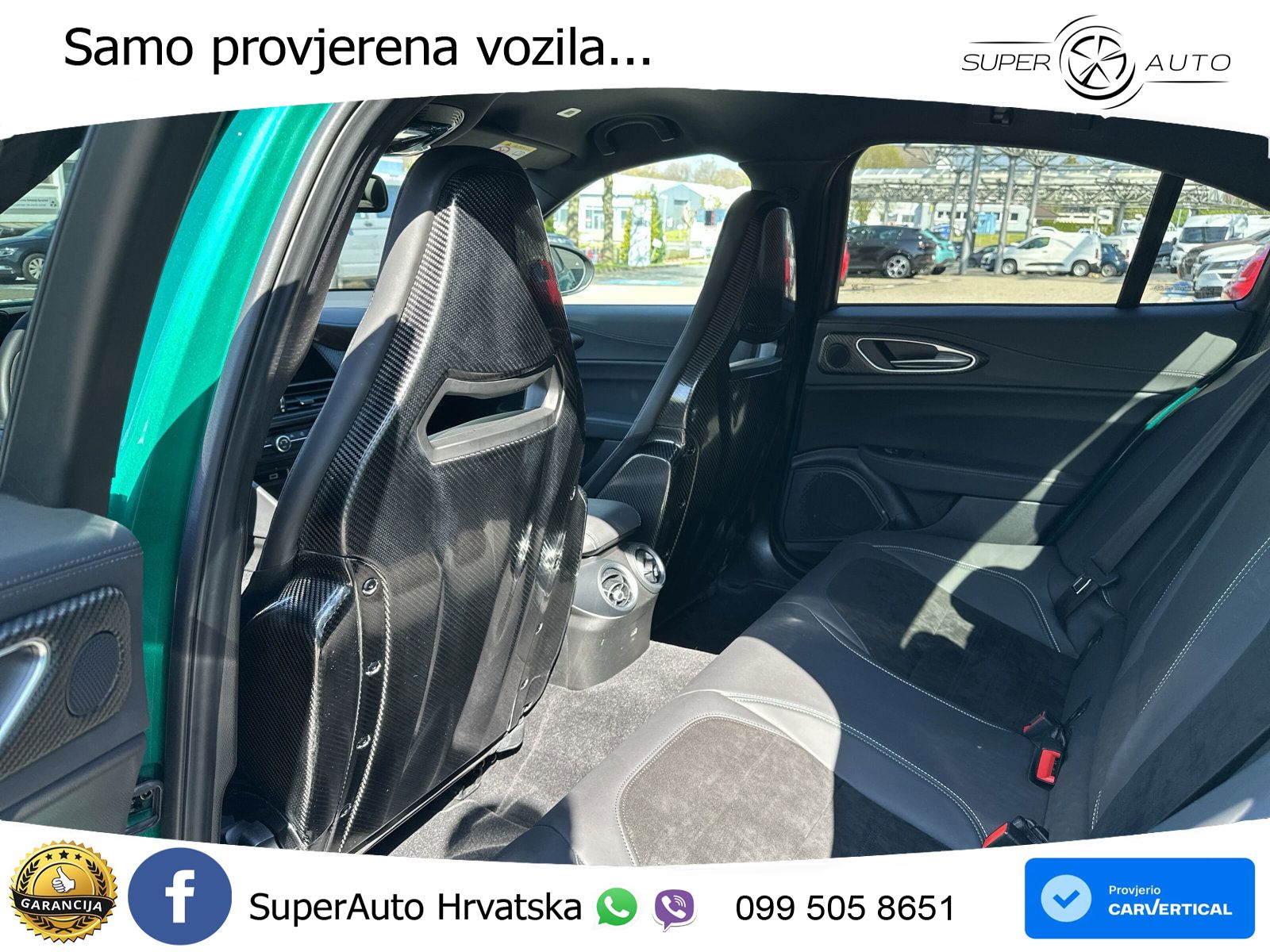 Alfa Romeo Giulia Quadrifoglio 2.9 V6 Bi-Turbo (520 KS) Automatic LED+ACC