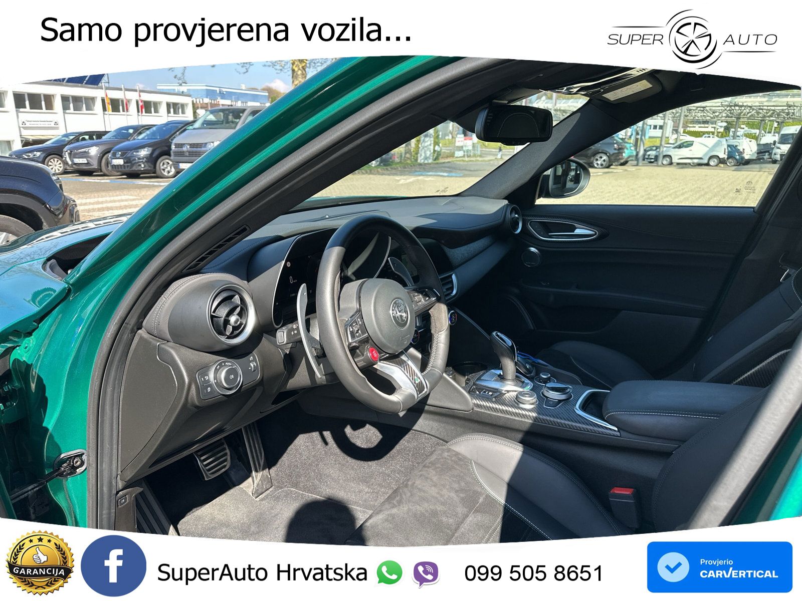 Alfa Romeo Giulia Quadrifoglio 2.9 V6 Bi-Turbo (520 KS) Automatic LED+ACC