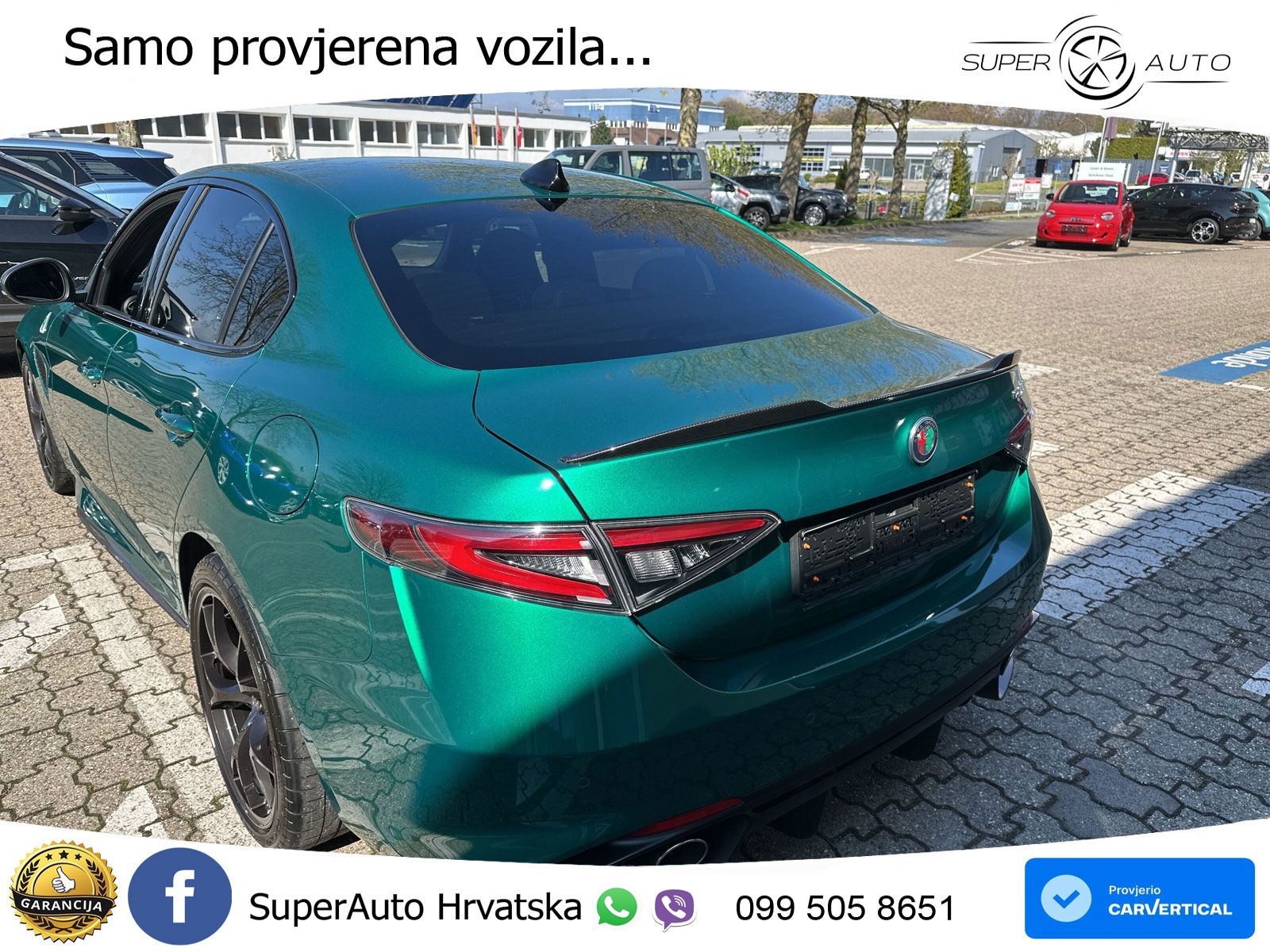 Alfa Romeo Giulia Quadrifoglio 2.9 V6 Bi-Turbo (520 KS) Automatic LED+ACC