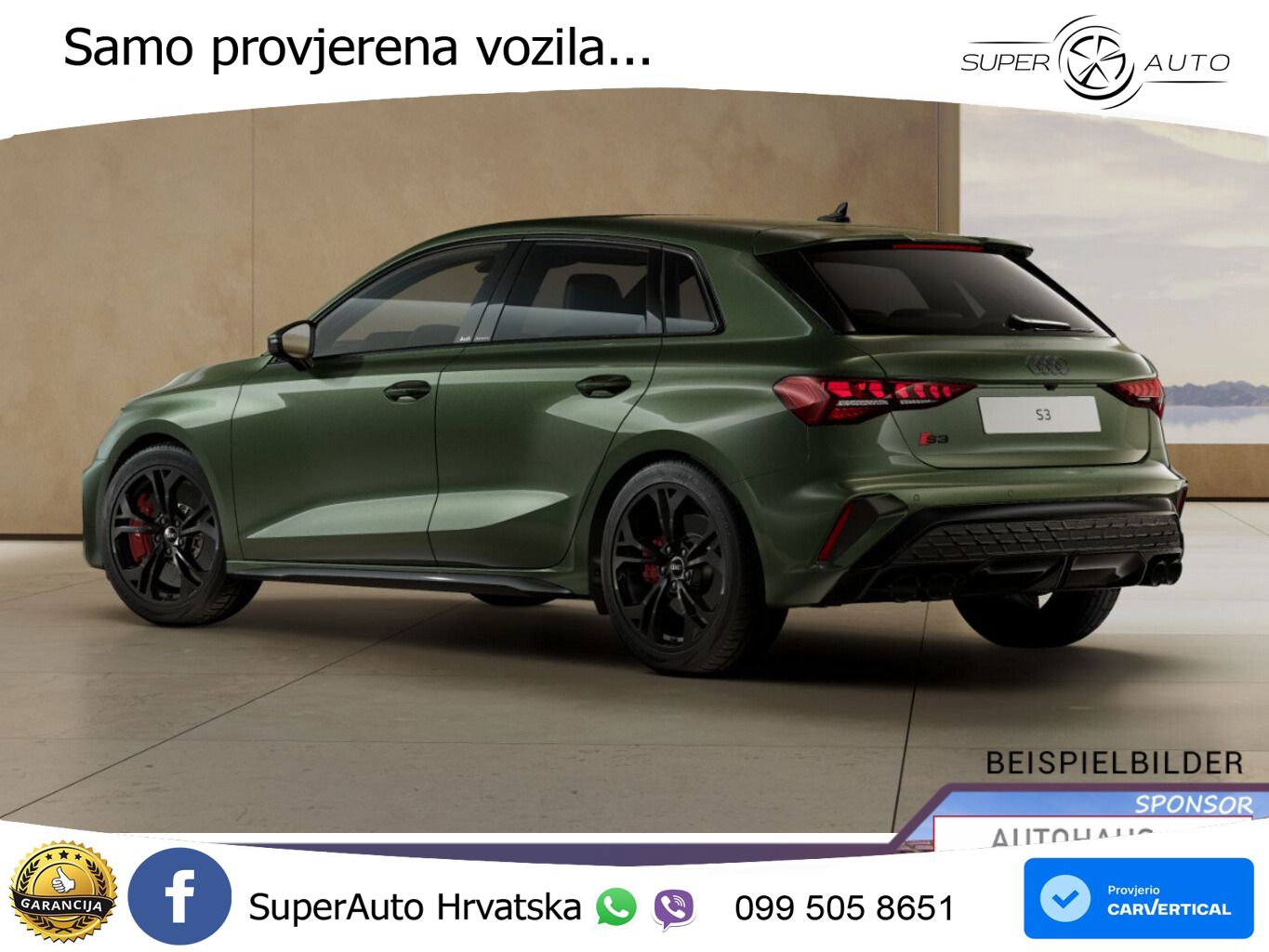 Audi S3 2.0 TFSI (333 KS) quattro S tronic MATRIX+GR SJED+KAM