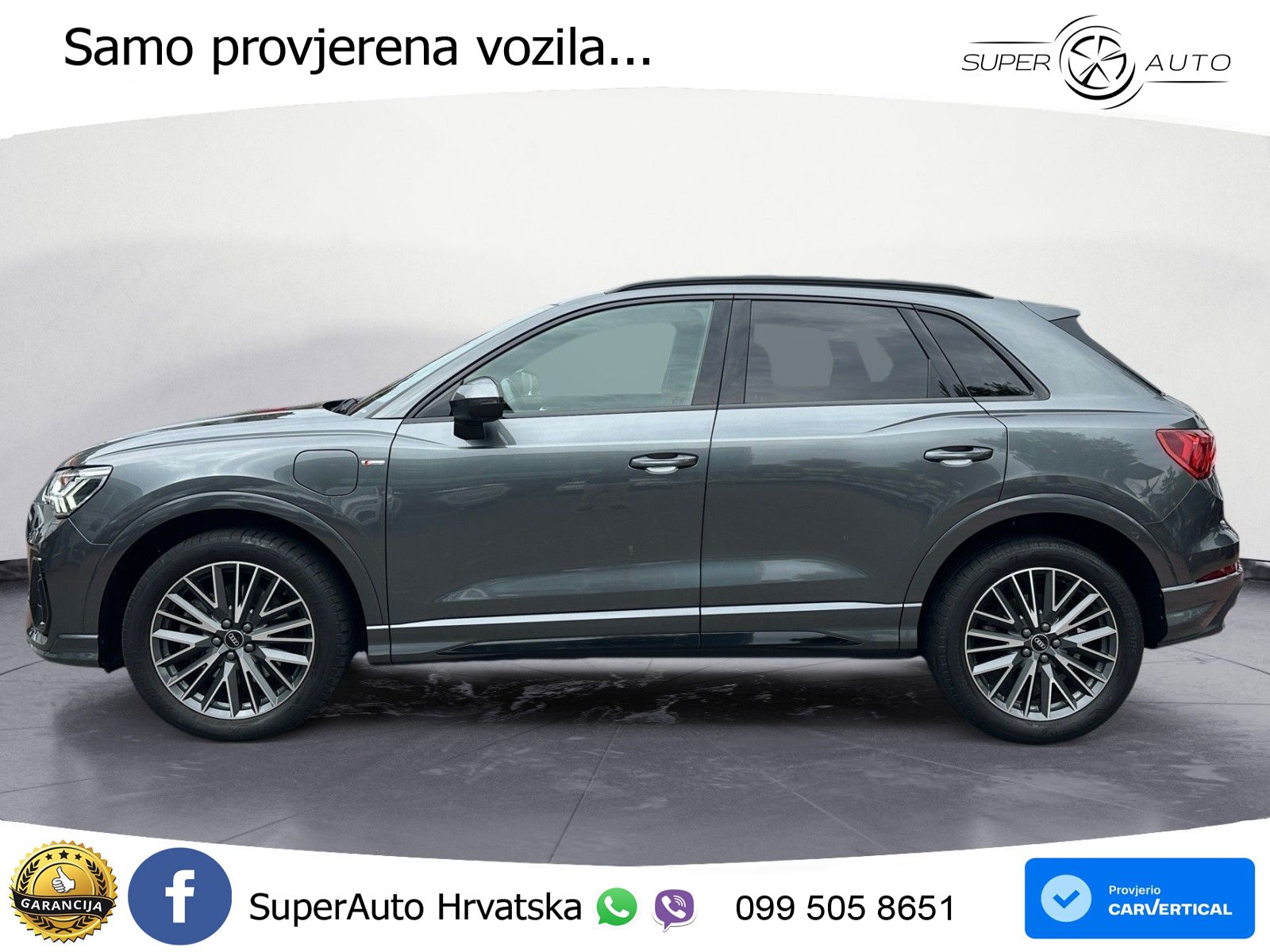 Audi Q3 45 TFSIe (245 KS) S tronic S line MATRIX+GR SJED+KAM