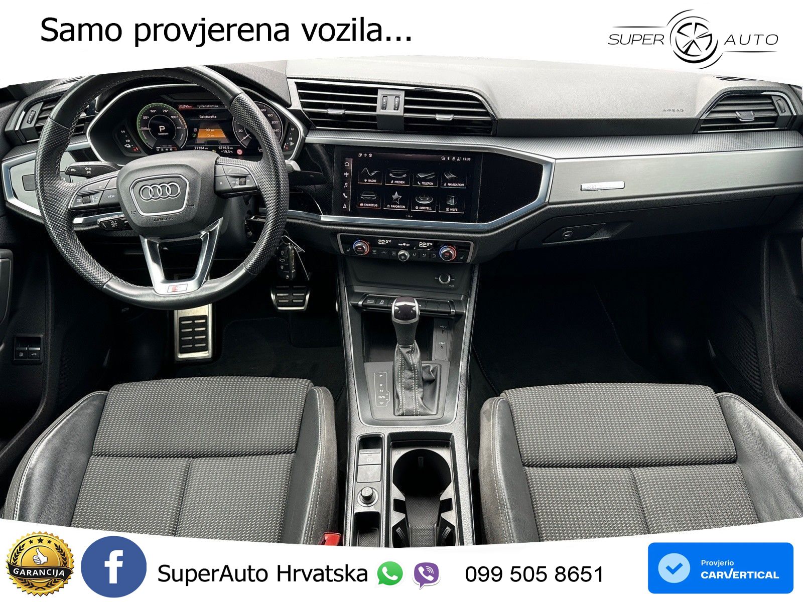 Audi Q3 45 TFSIe (245 KS) S tronic S line MATRIX+GR SJED+KAM