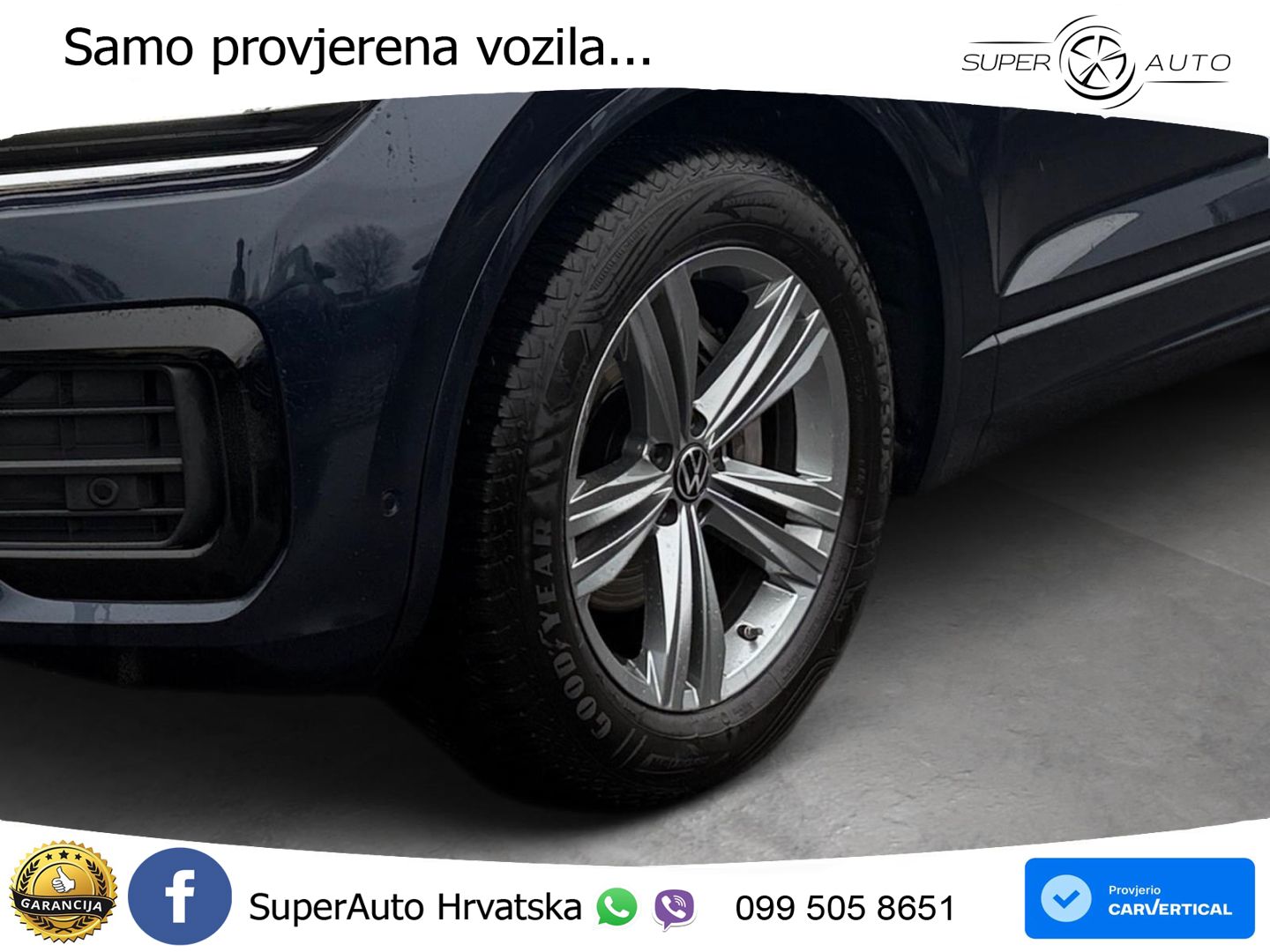 Volkswagen Touareg 3.0 V6 TDI (231 KS) 4MOTION Tiptronic R-Line ZRAČNI+ACC+GR SJED+KAM+PANO