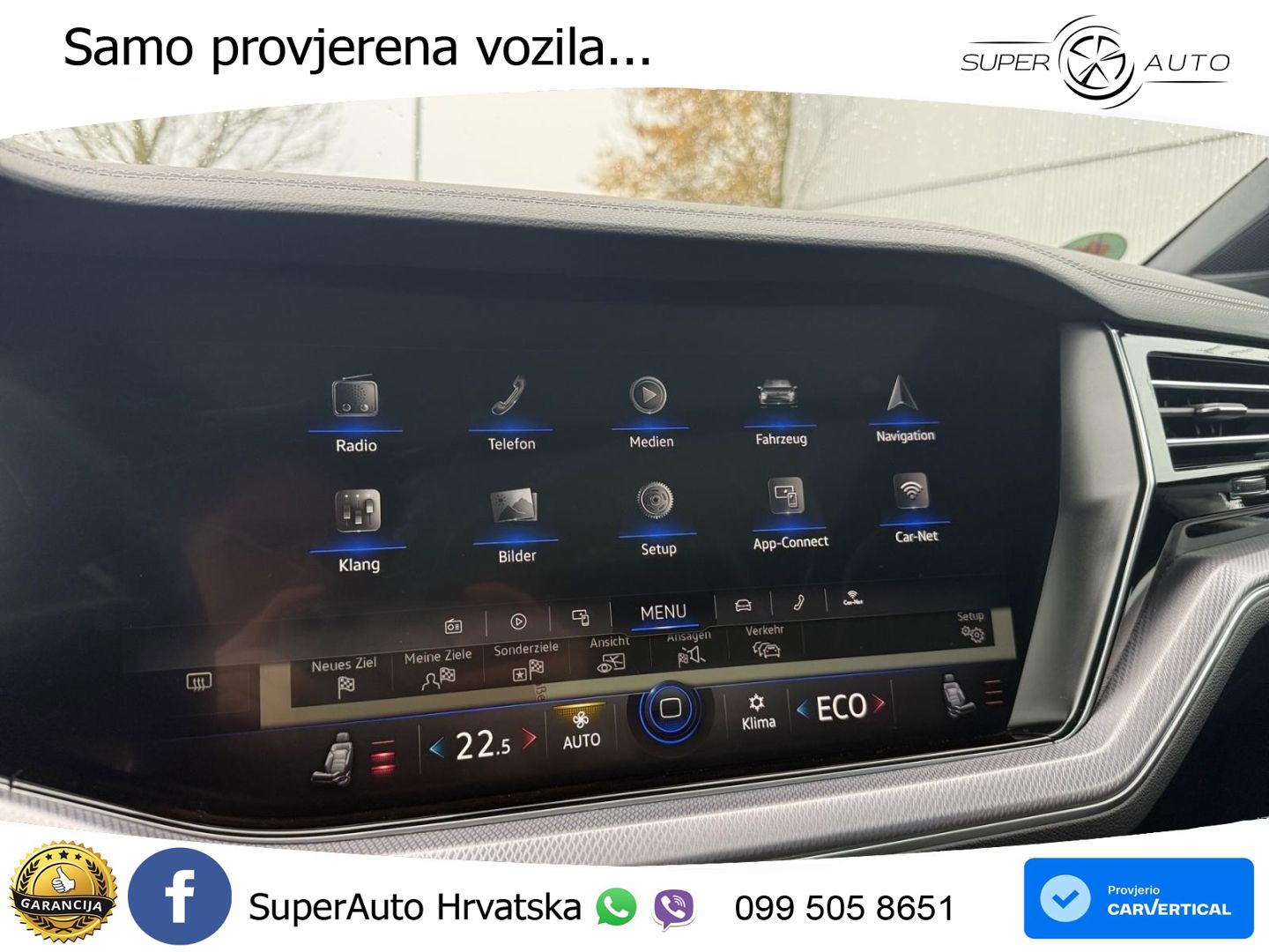 Volkswagen Touareg 3.0 V6 TDI (231 KS) 4MOTION Tiptronic R-Line ZRAČNI+ACC+GR SJED+KAM+PANO