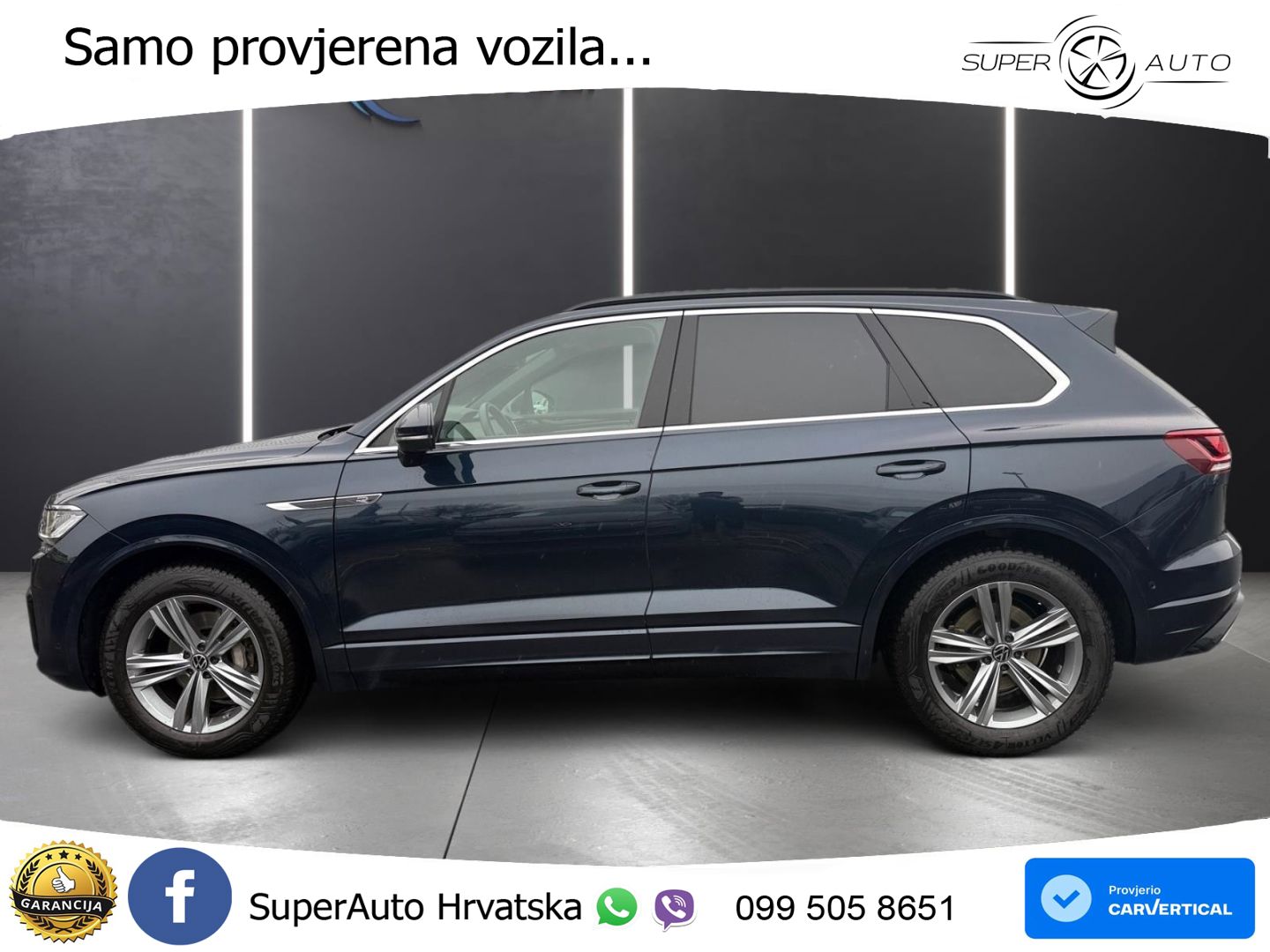 Volkswagen Touareg 3.0 V6 TDI (231 KS) 4MOTION Tiptronic R-Line ZRAČNI+ACC+GR SJED+KAM+PANO
