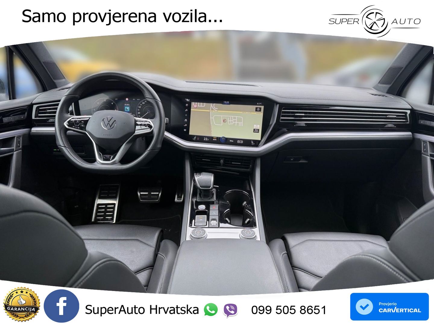 Volkswagen Touareg 3.0 V6 TDI (231 KS) 4MOTION Tiptronic R-Line ZRAČNI+ACC+GR SJED+KAM+PANO