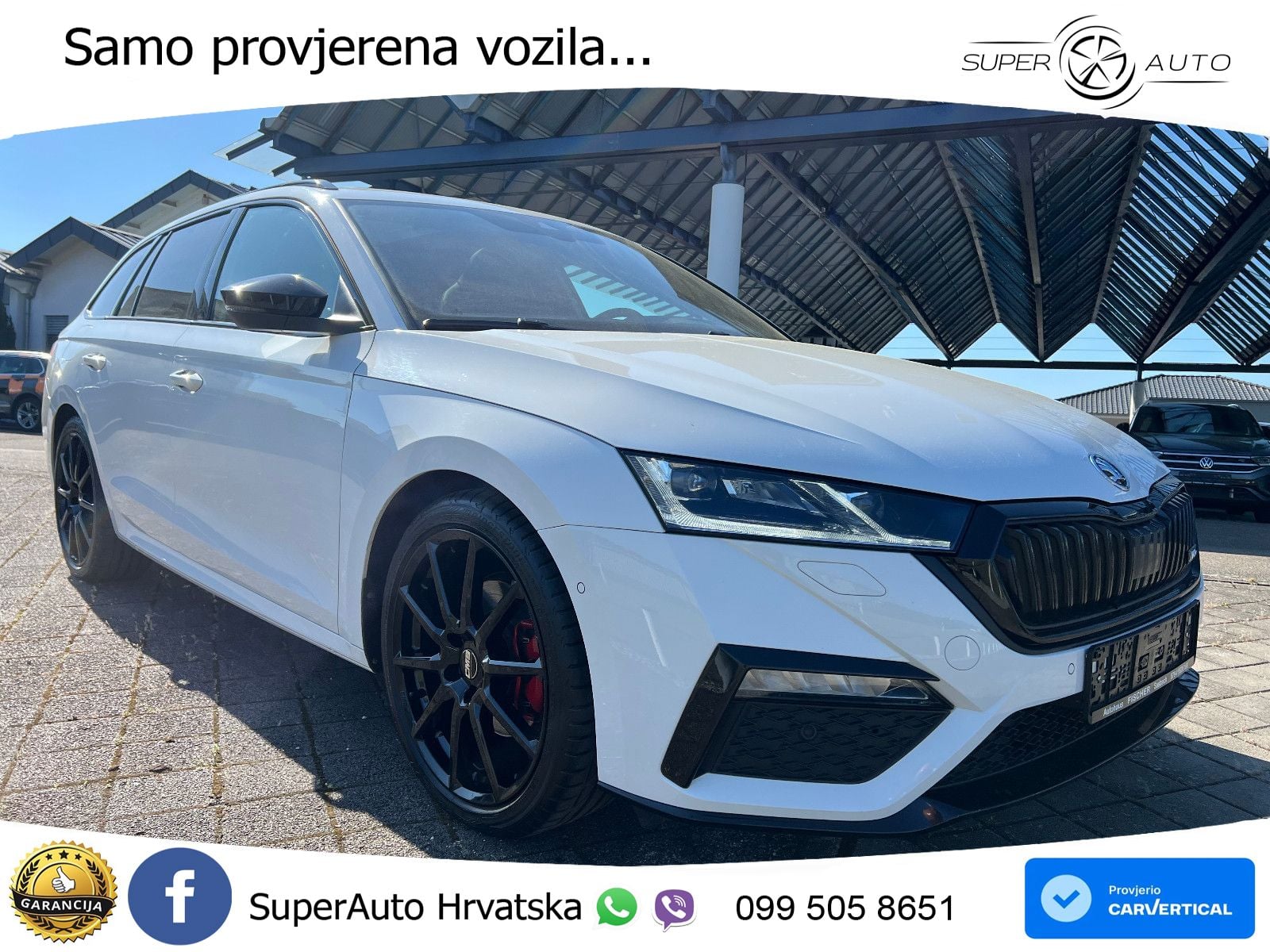 Škoda Octavia Combi RS 2.0 TDI (200 KS) 4x4 DSG LED+GR SJED+ACC
