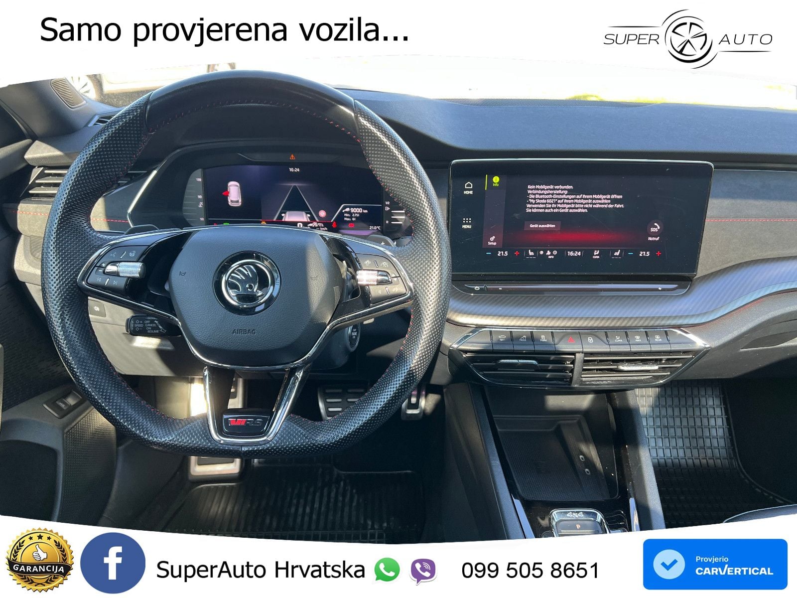 Škoda Octavia Combi RS 2.0 TDI (200 KS) 4x4 DSG LED+GR SJED+ACC